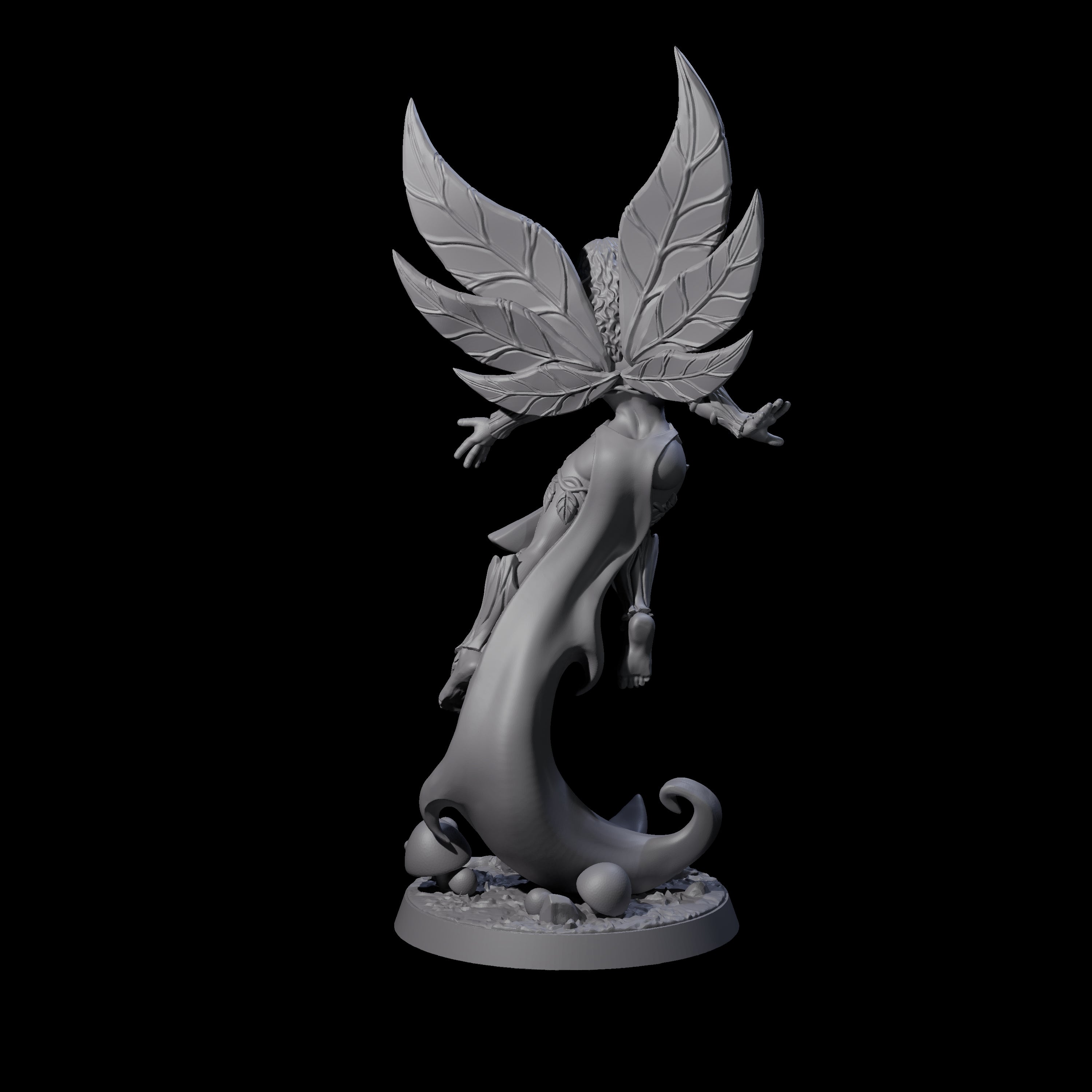 Floating and Gliding Pixie Miniature for Dungeons and Dragons, Pathfinder or other TTRPGs