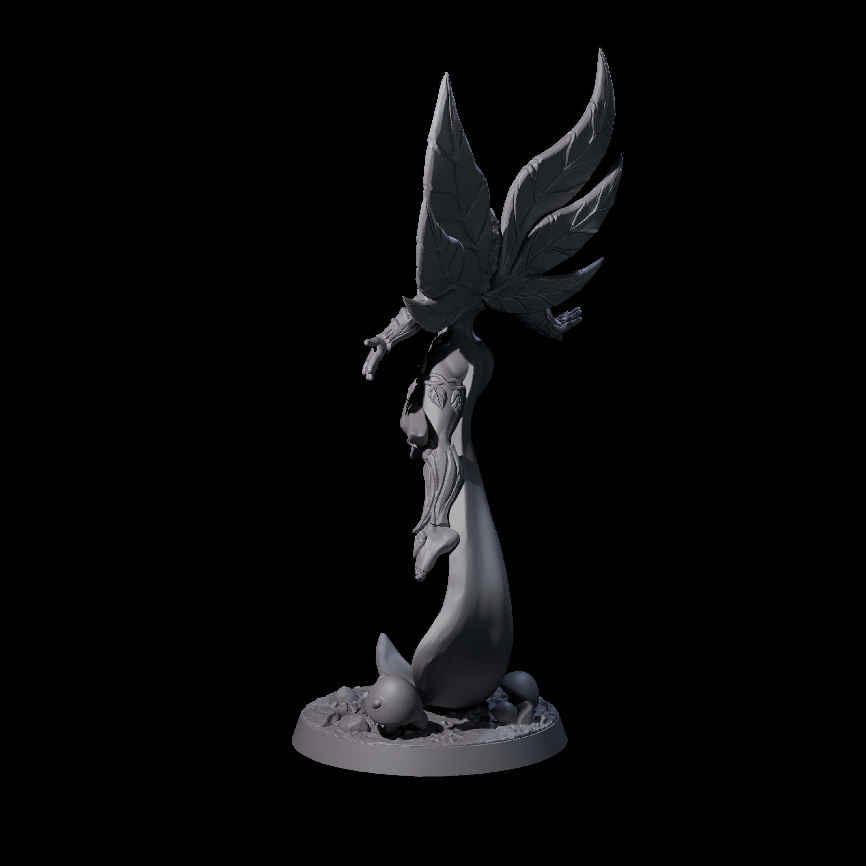 Floating and Gliding Pixie Miniature for Dungeons and Dragons, Pathfinder or other TTRPGs