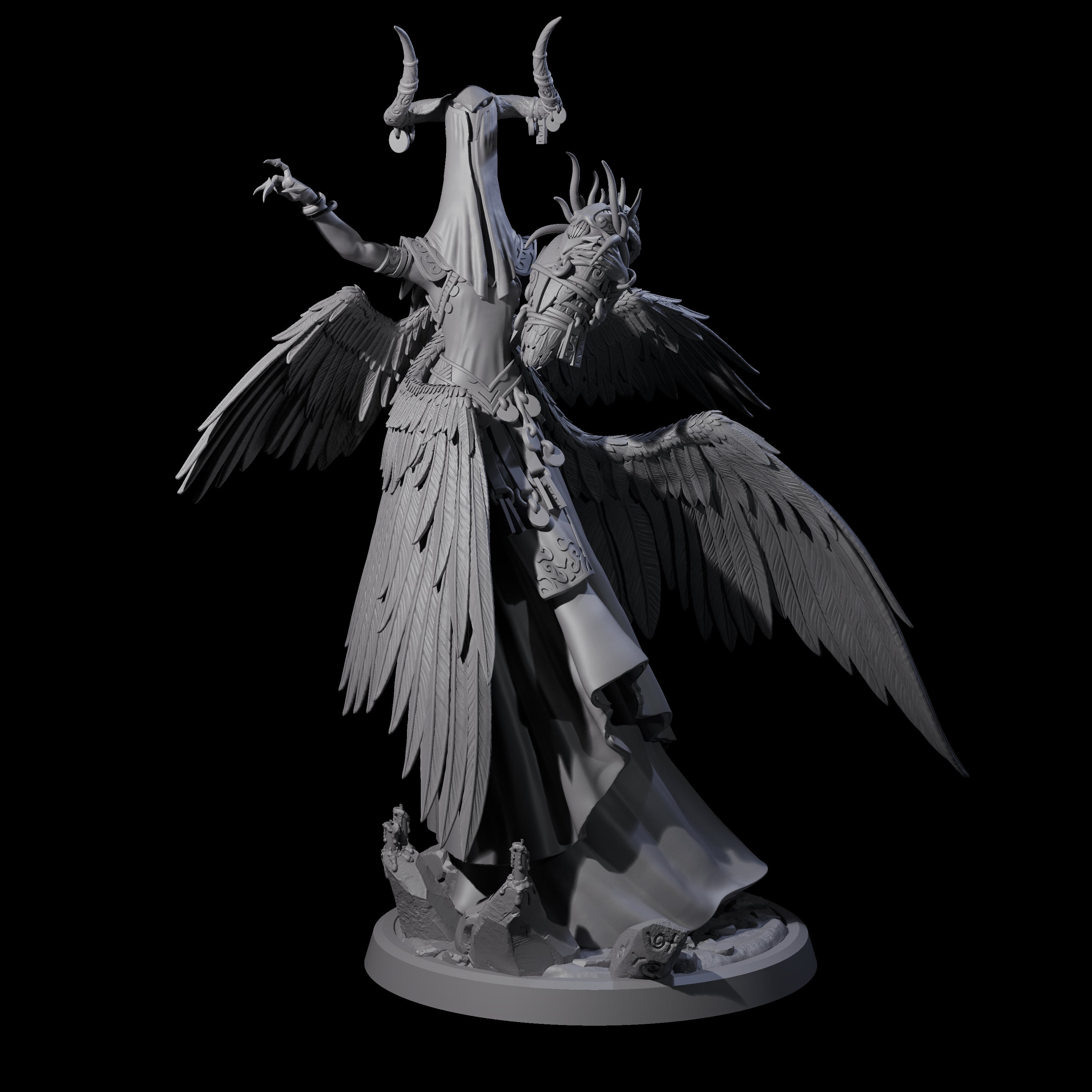 Flowing Owl Worshipping Cultist B