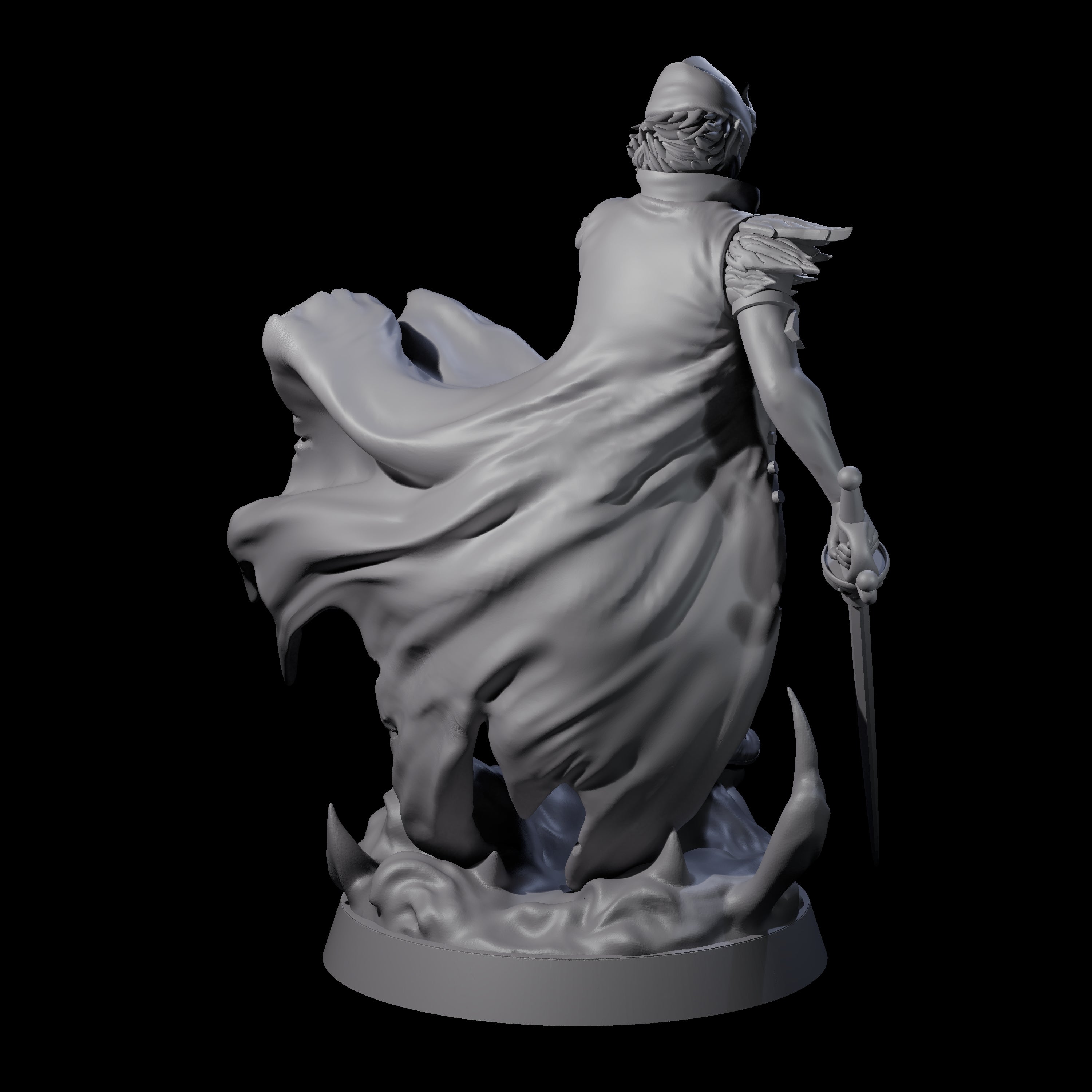 Flying Fae Man Boy Miniature for Dungeons and Dragons, Pathfinder or other TTRPGs