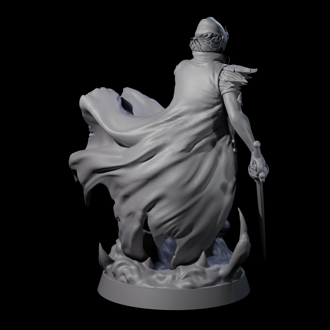 Flying Fae Man Boy Miniature for Dungeons and Dragons, Pathfinder or other TTRPGs