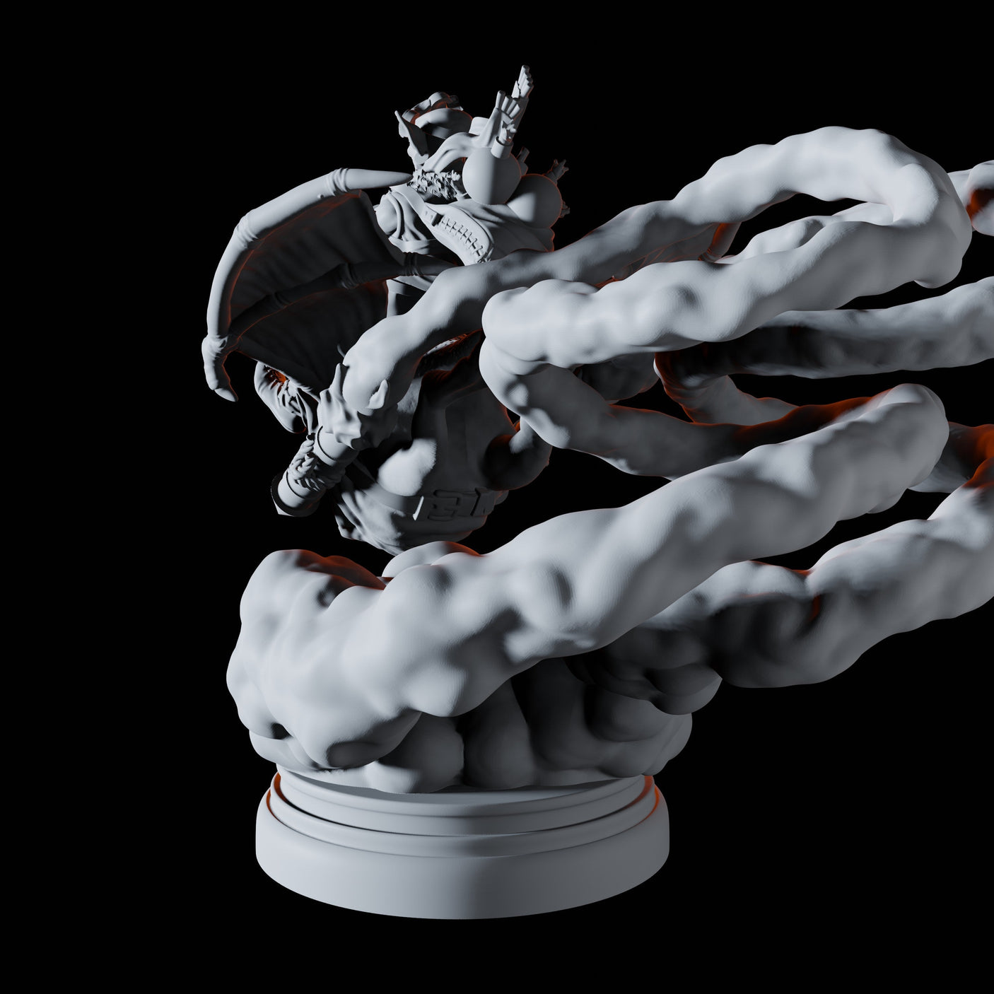 Flying Goblin Bombardier C Miniature for Dungeons and Dragons, Pathfinder or other TTRPGs
