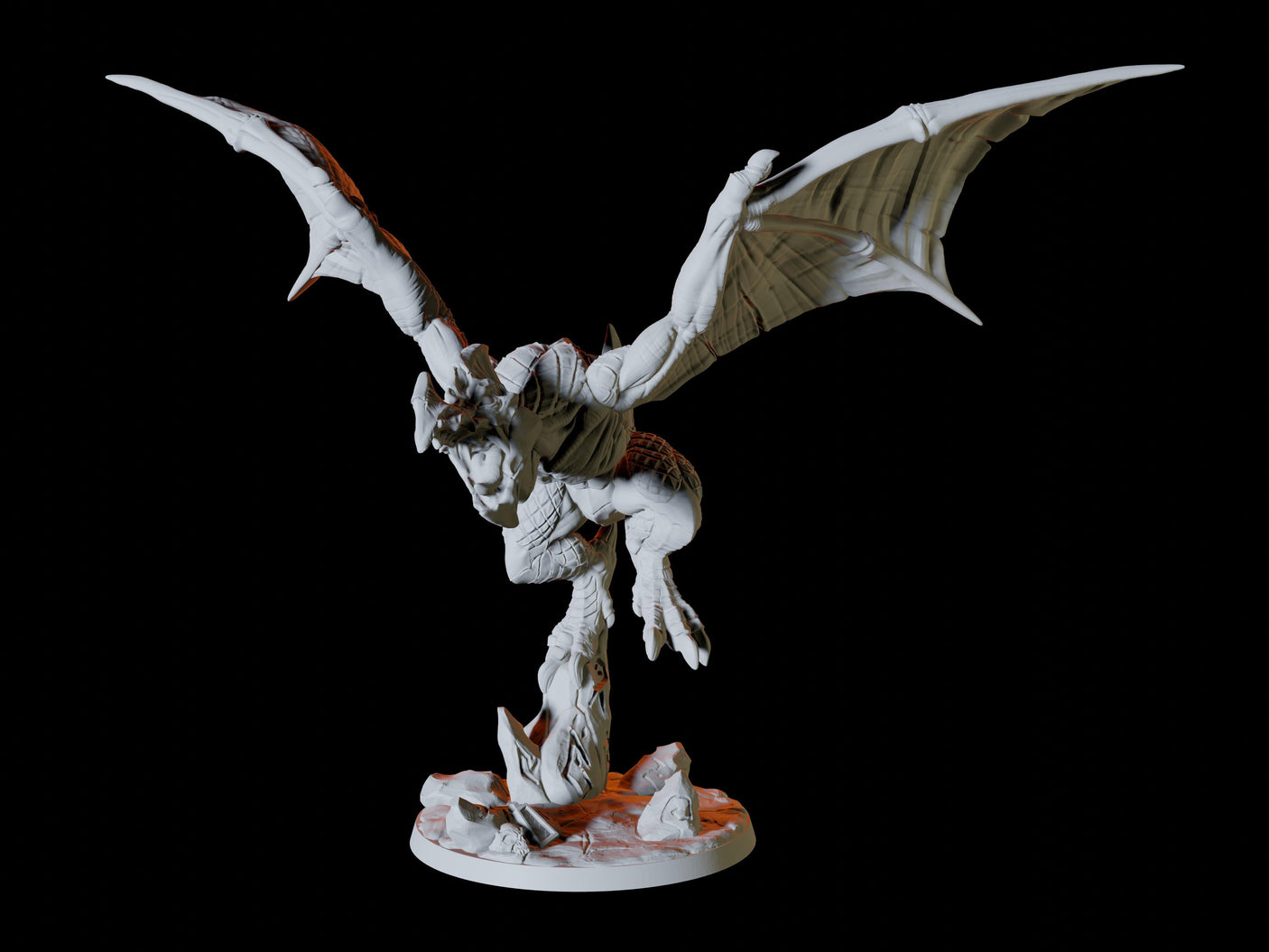 Flying Lizard Miniature for Dungeons and Dragons, Pathfinder or other TTRPGs