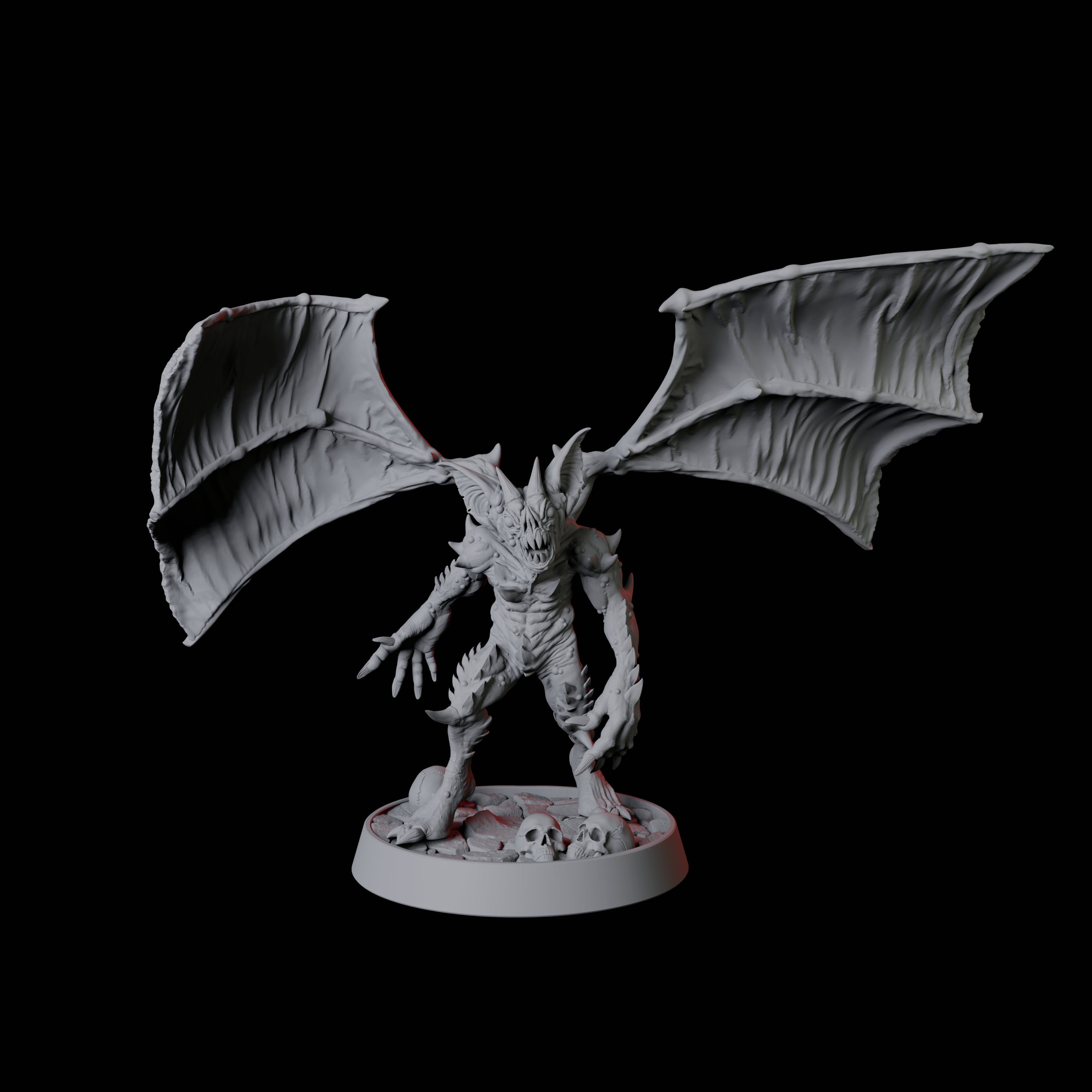 Flying Spined Devil Miniature for Dungeons and Dragons
