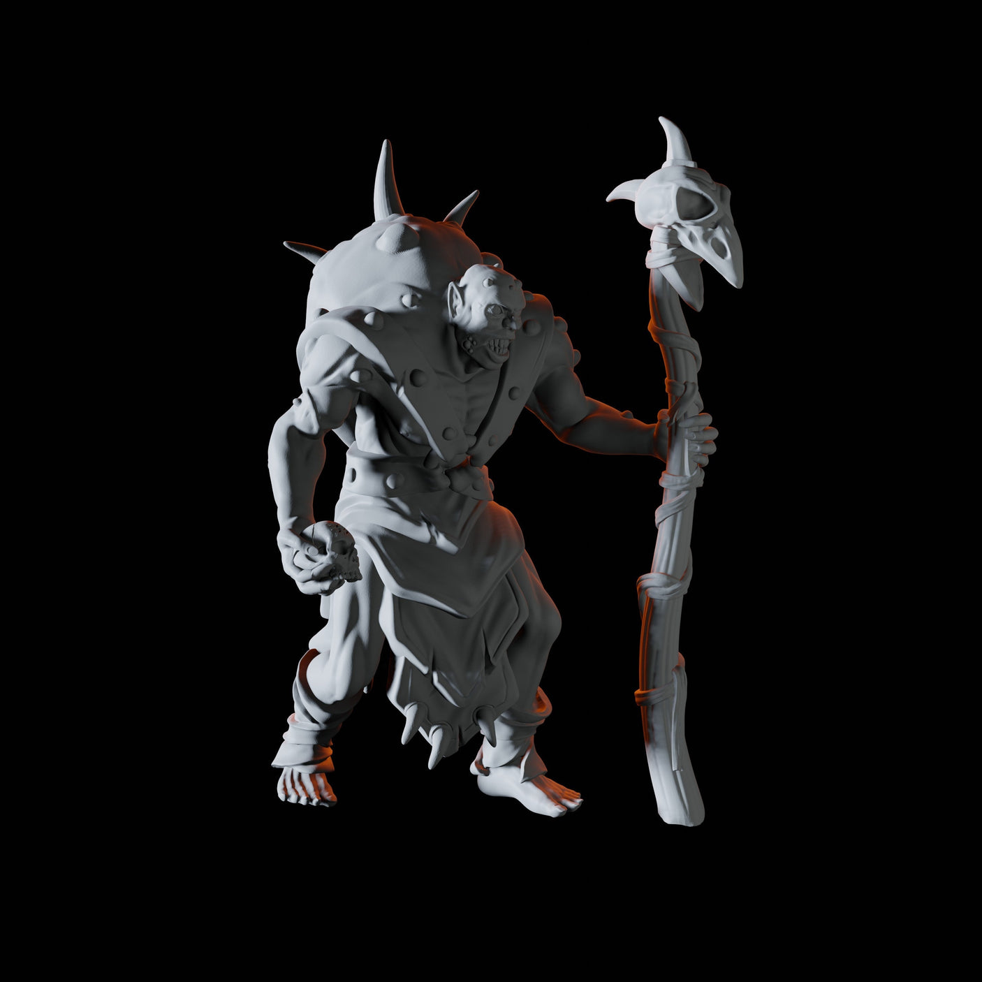 Fomorian Mage A Miniature for Dungeons and Dragons, Pathfinder or other TTRPGs