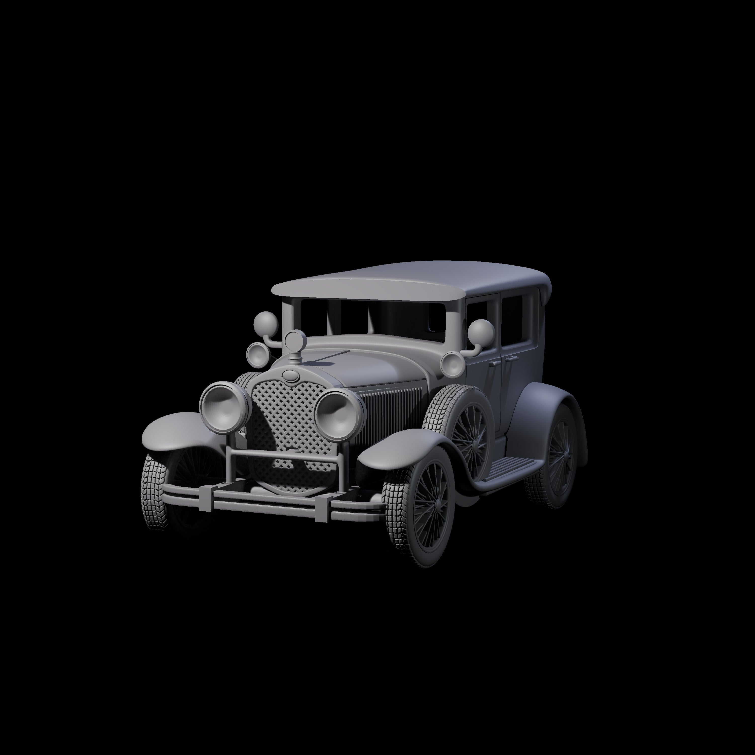 Ford Model A Car Miniature for Dungeons and Dragons, Pathfinder or other TTRPGs