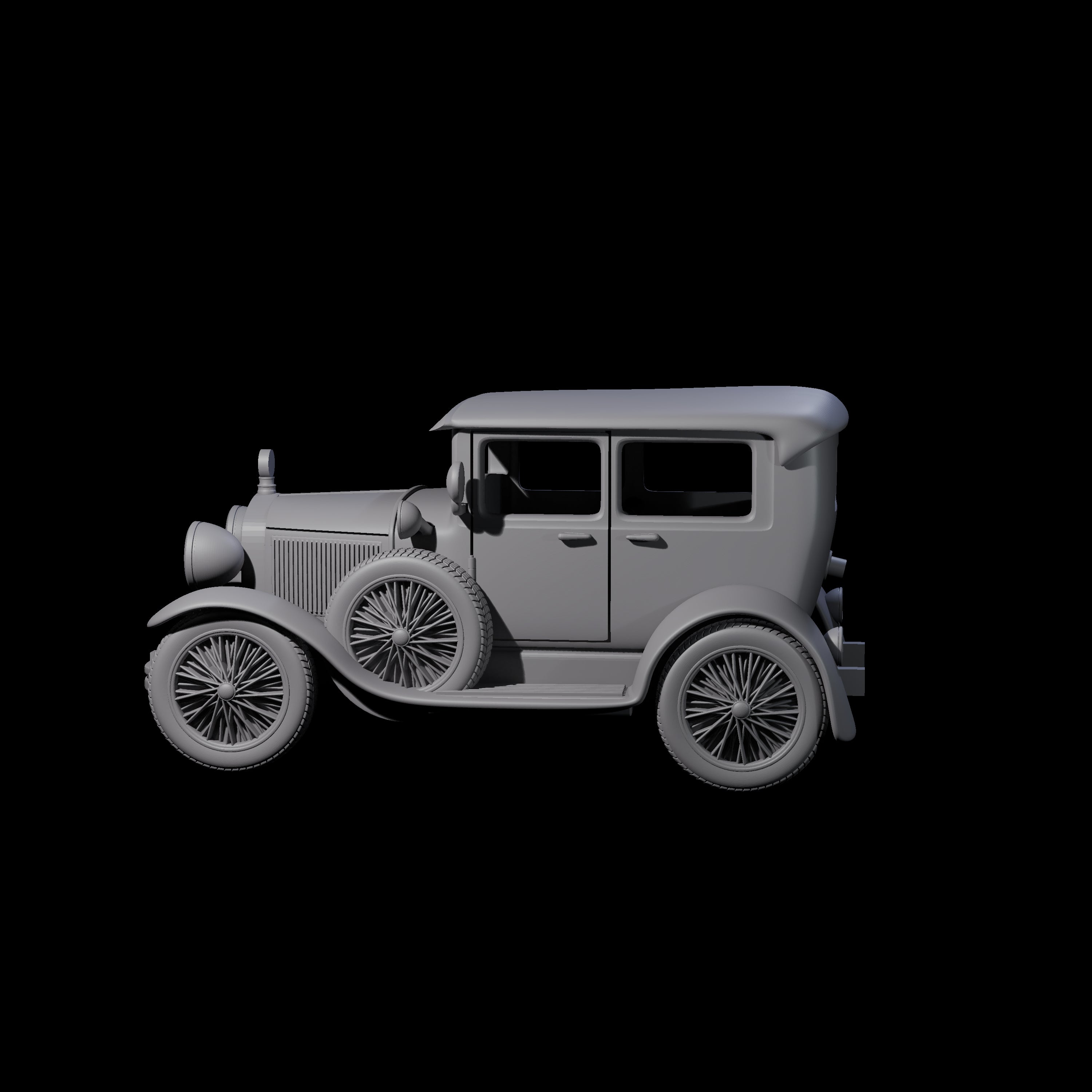 Ford Model A Car Miniature for Dungeons and Dragons, Pathfinder or other TTRPGs