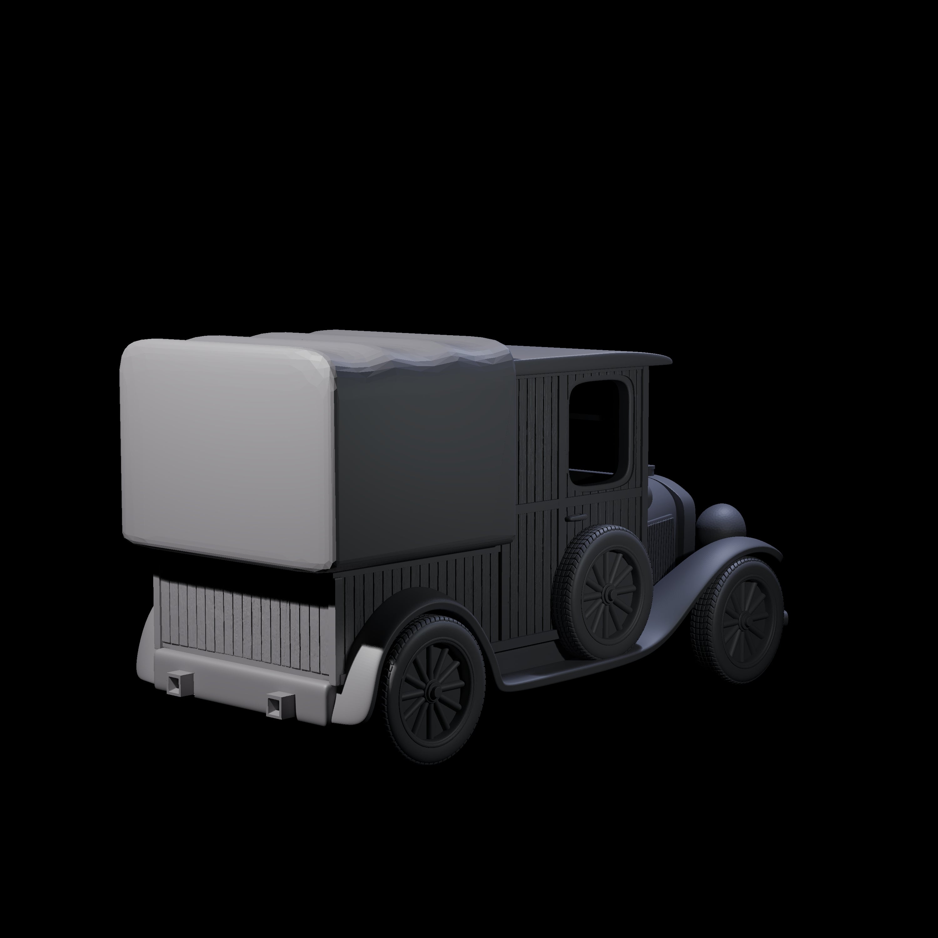 Ford Model T Truck Miniature for Dungeons and Dragons, Pathfinder or other TTRPGs