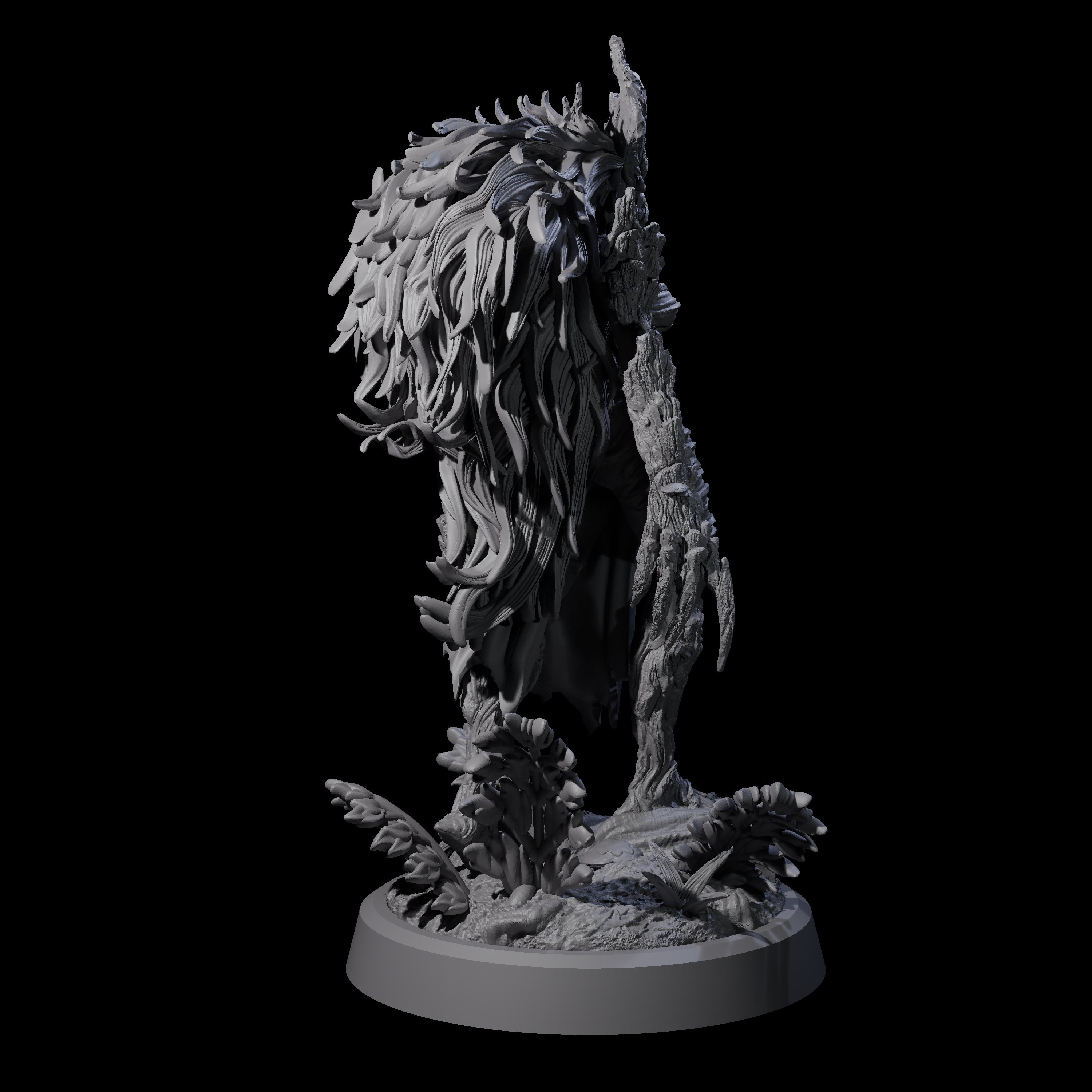 Forest Defending Dryad A Miniature for Dungeons and Dragons, Pathfinder or other TTRPGs