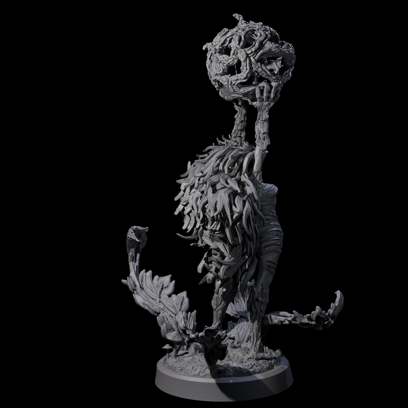 Forest Defending Dryad B Miniature for Dungeons and Dragons, Pathfinder or other TTRPGs
