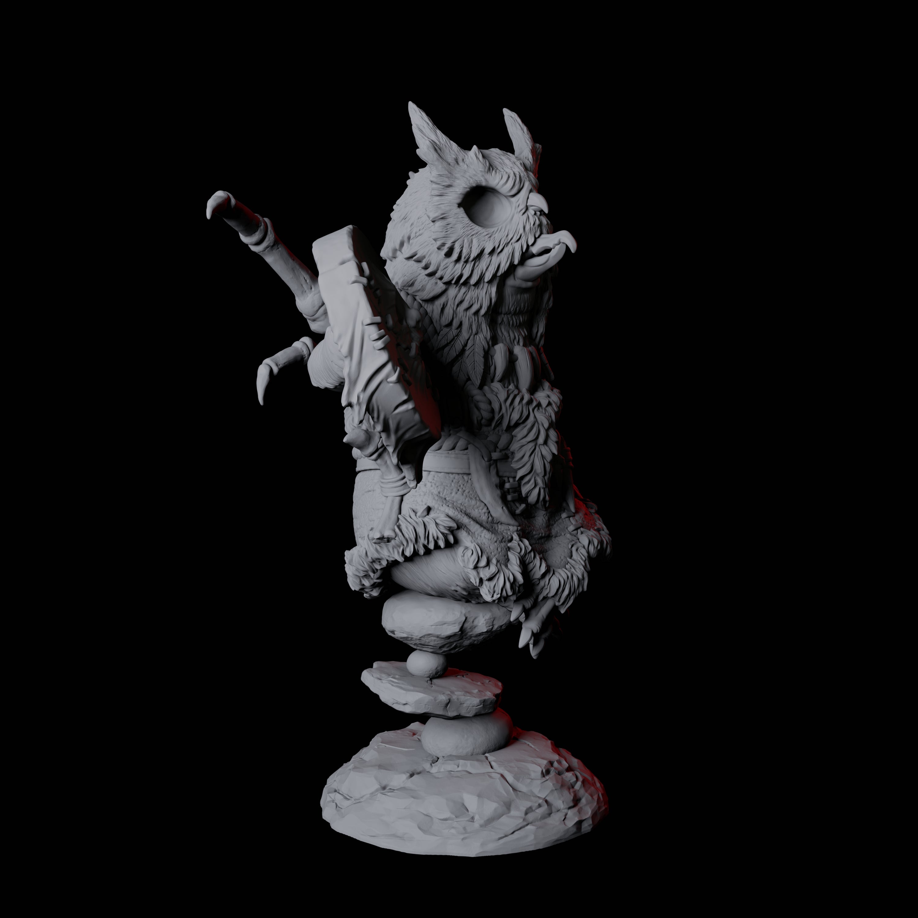 Forest Dohwar Shaman A Miniature for Dungeons and Dragons, Pathfinder or other TTRPGs