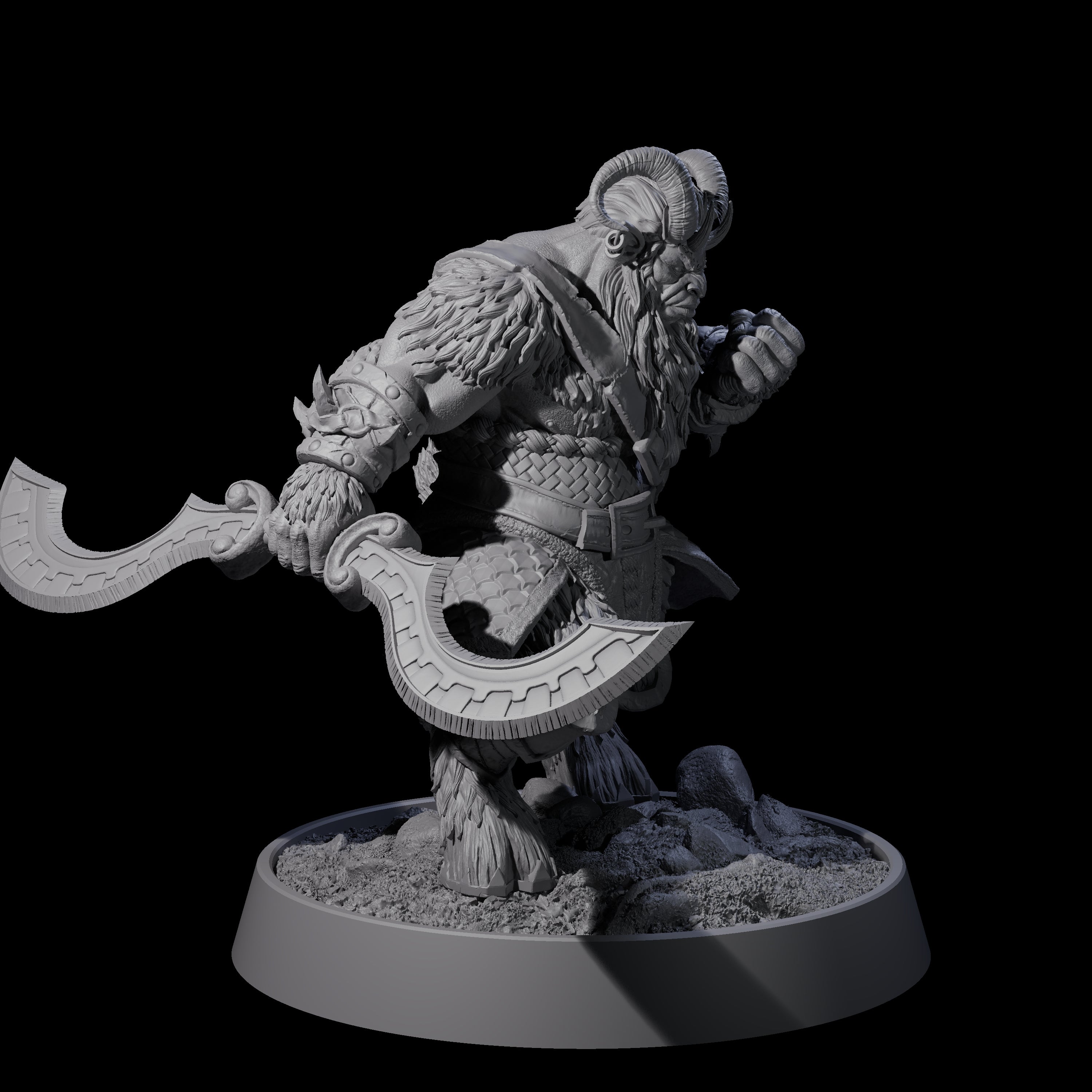 Forest Guardian Satyr A Miniature for Dungeons and Dragons, Pathfinder or other TTRPGs