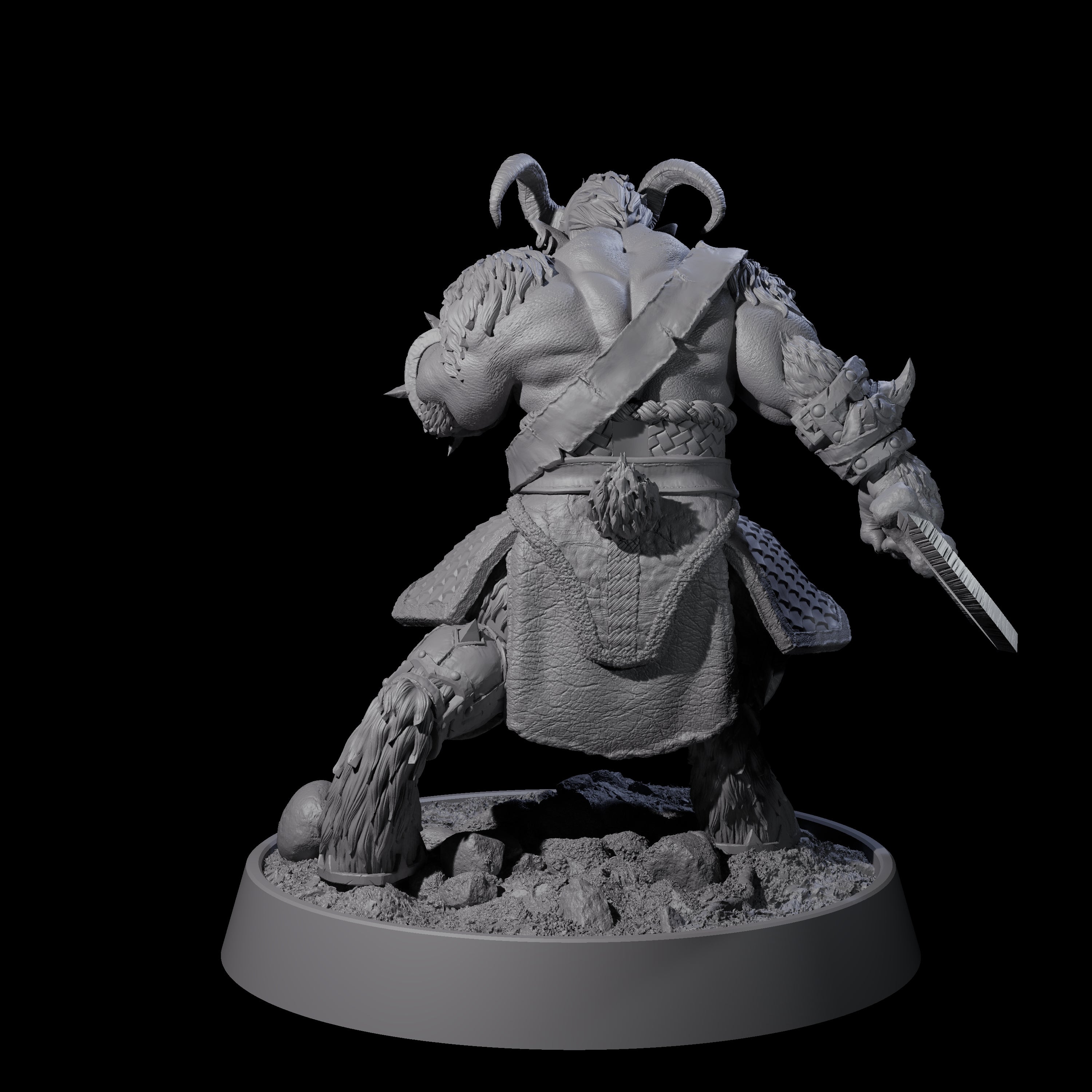 Forest Guardian Satyr A Miniature for Dungeons and Dragons, Pathfinder or other TTRPGs