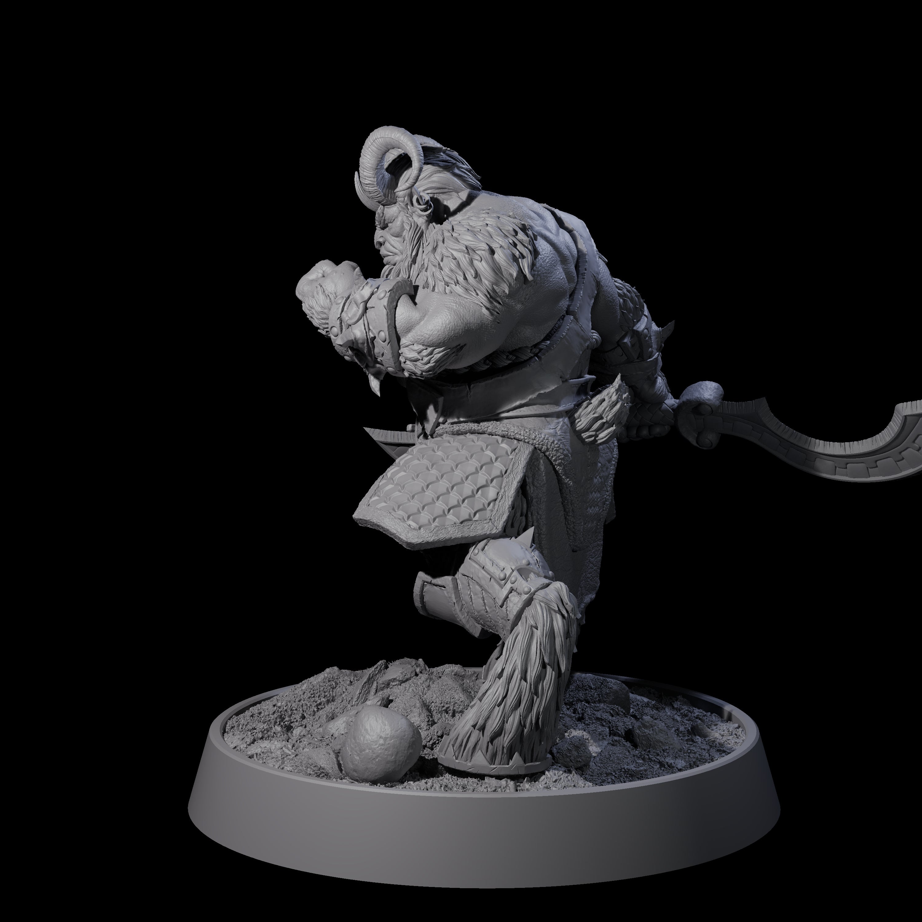 Forest Guardian Satyr A Miniature for Dungeons and Dragons, Pathfinder or other TTRPGs