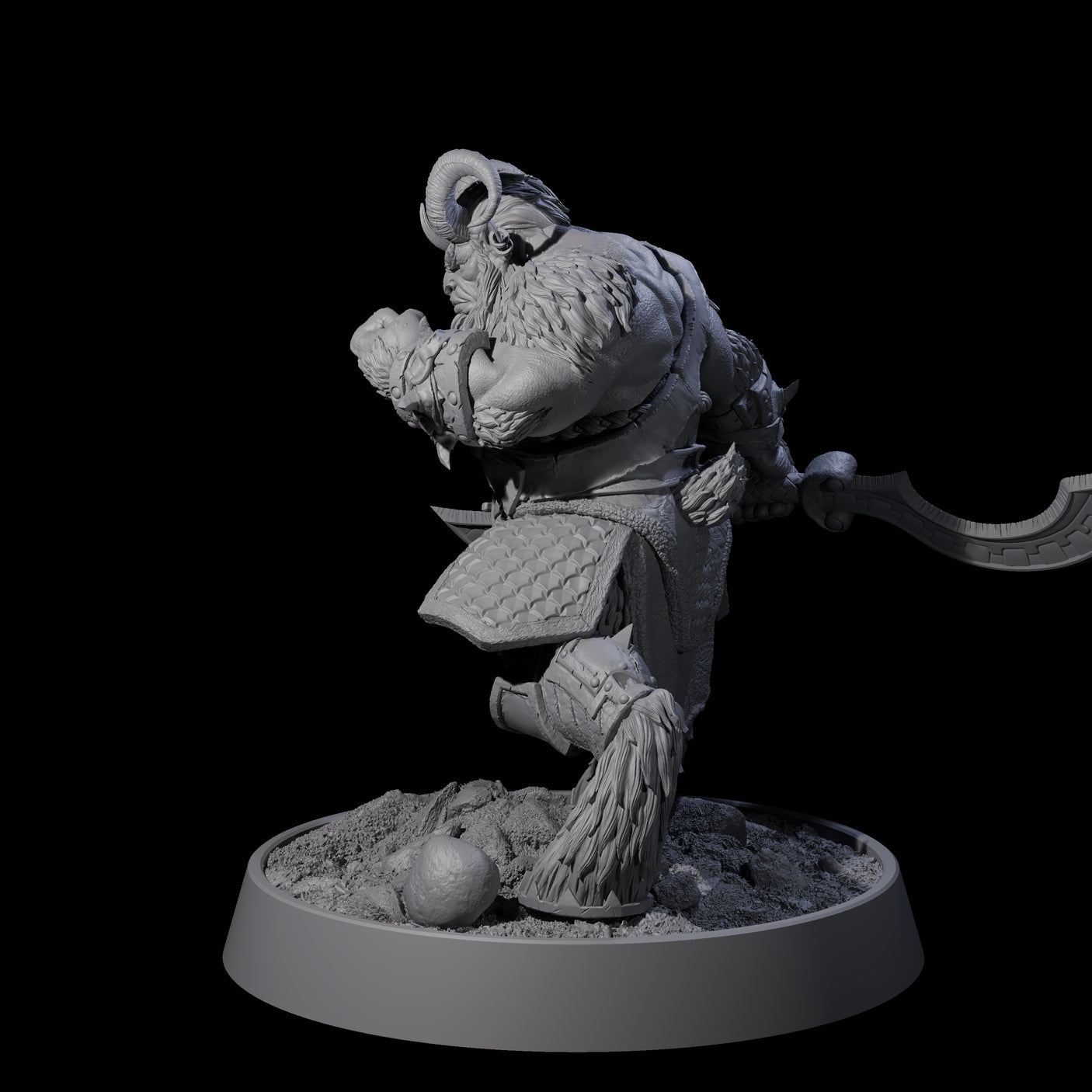 Forest Guardian Satyr A Miniature for Dungeons and Dragons, Pathfinder or other TTRPGs