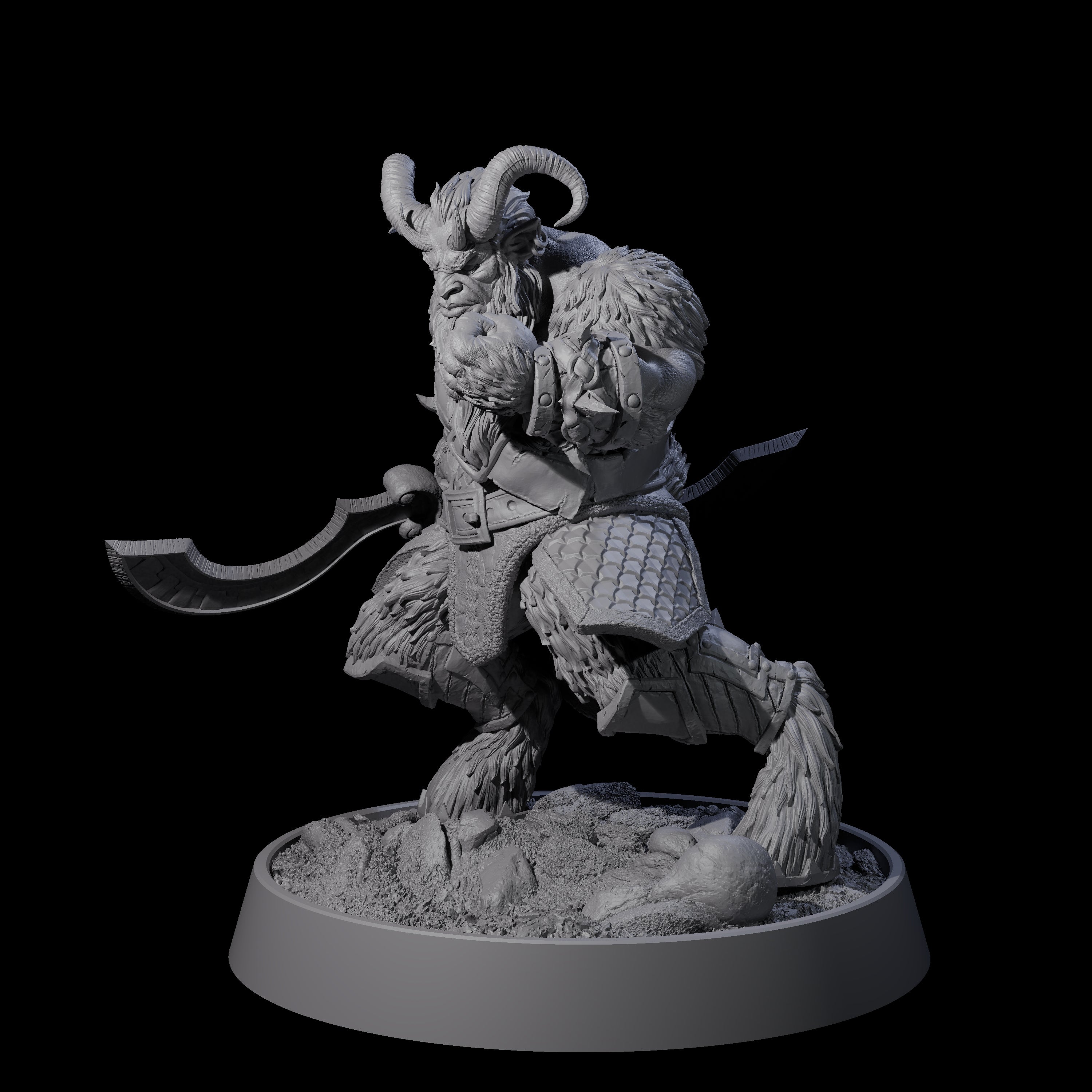 Forest Guardian Satyr A Miniature for Dungeons and Dragons, Pathfinder or other TTRPGs