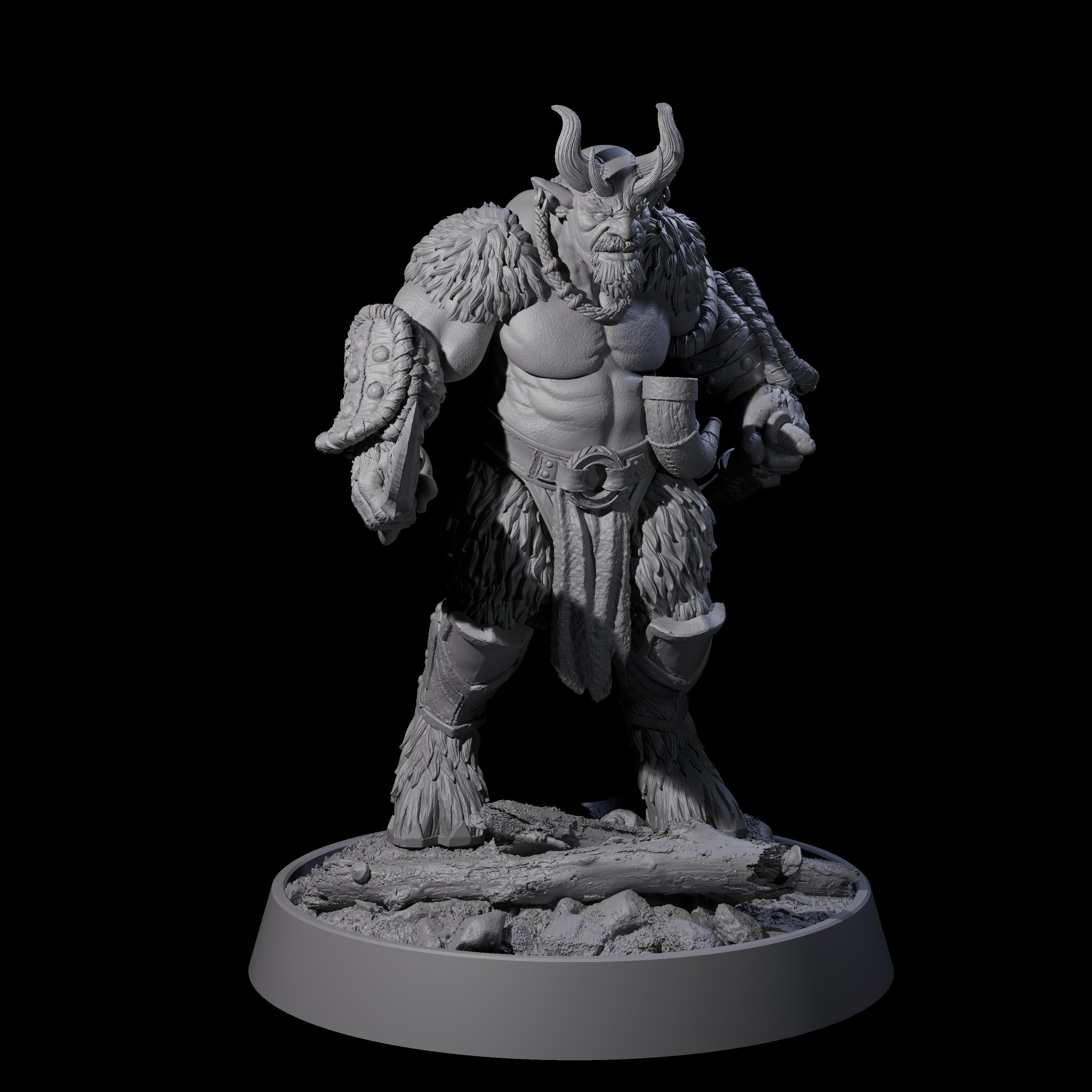 Forest Guardian Satyr B Miniature for Dungeons and Dragons, Pathfinder or other TTRPGs