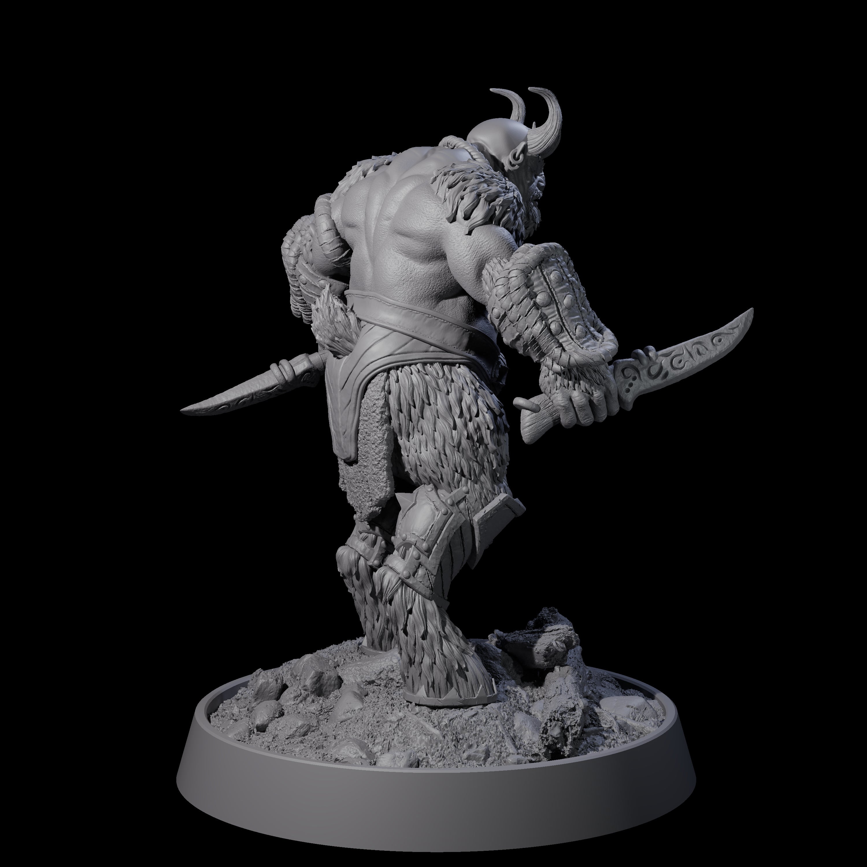 Forest Guardian Satyr B Miniature for Dungeons and Dragons, Pathfinder or other TTRPGs