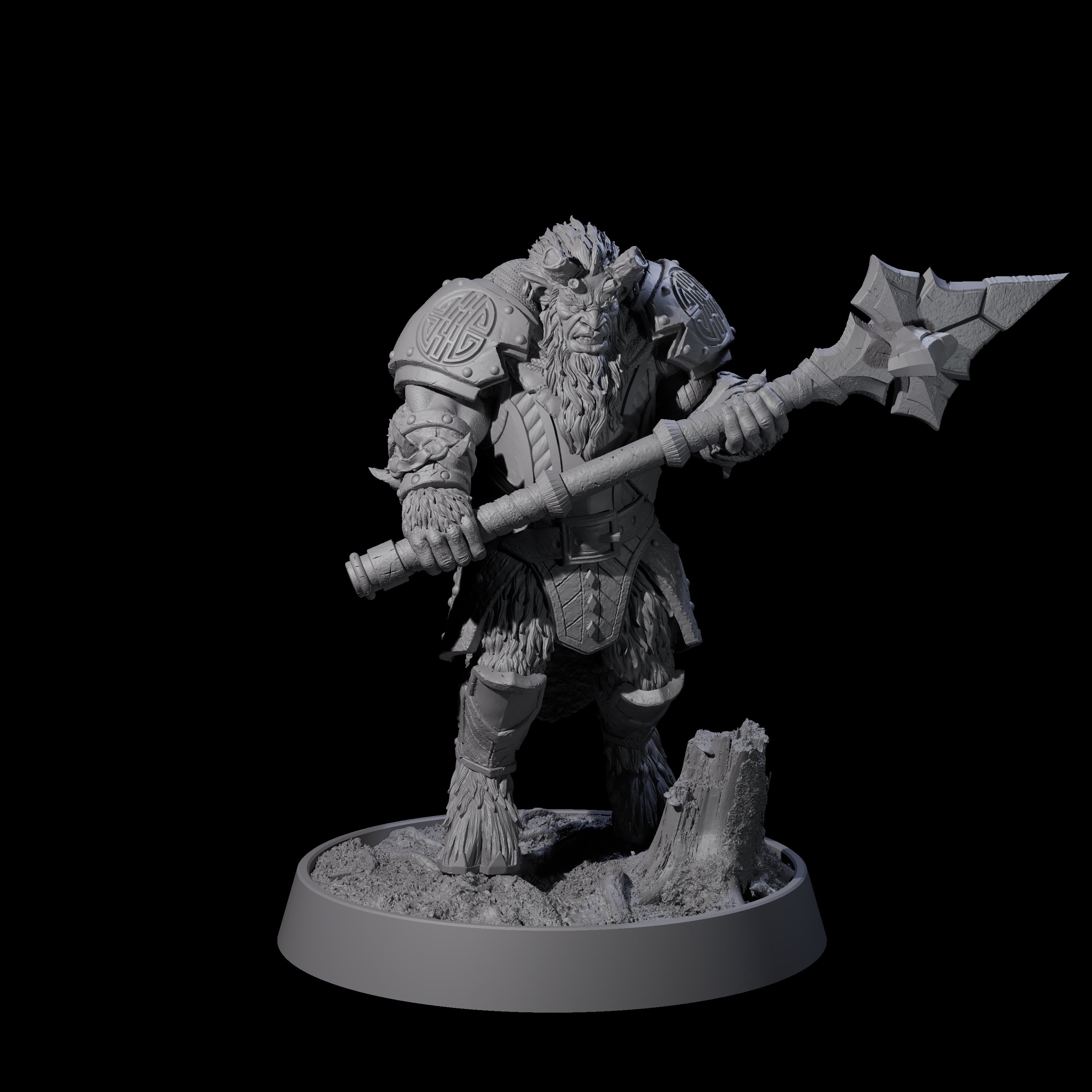 Forest Guardian Satyr C Miniature for Dungeons and Dragons, Pathfinder or other TTRPGs