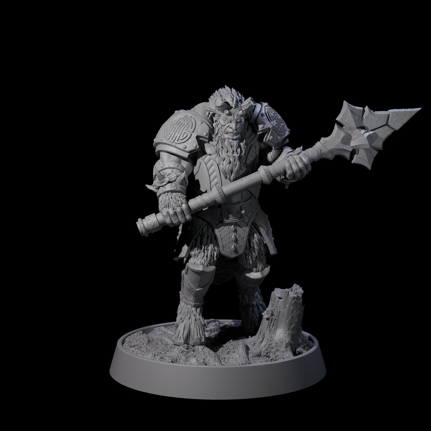 Forest Guardian Satyr C Miniature for Dungeons and Dragons, Pathfinder or other TTRPGs