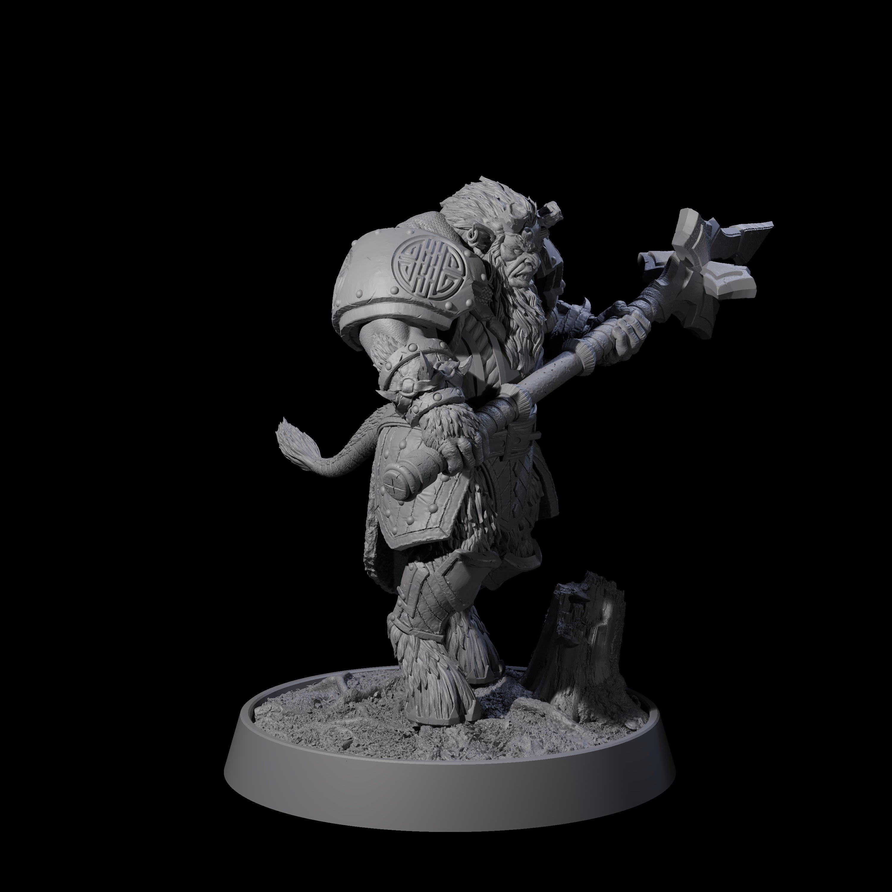 Forest Guardian Satyr C Miniature for Dungeons and Dragons, Pathfinder or other TTRPGs