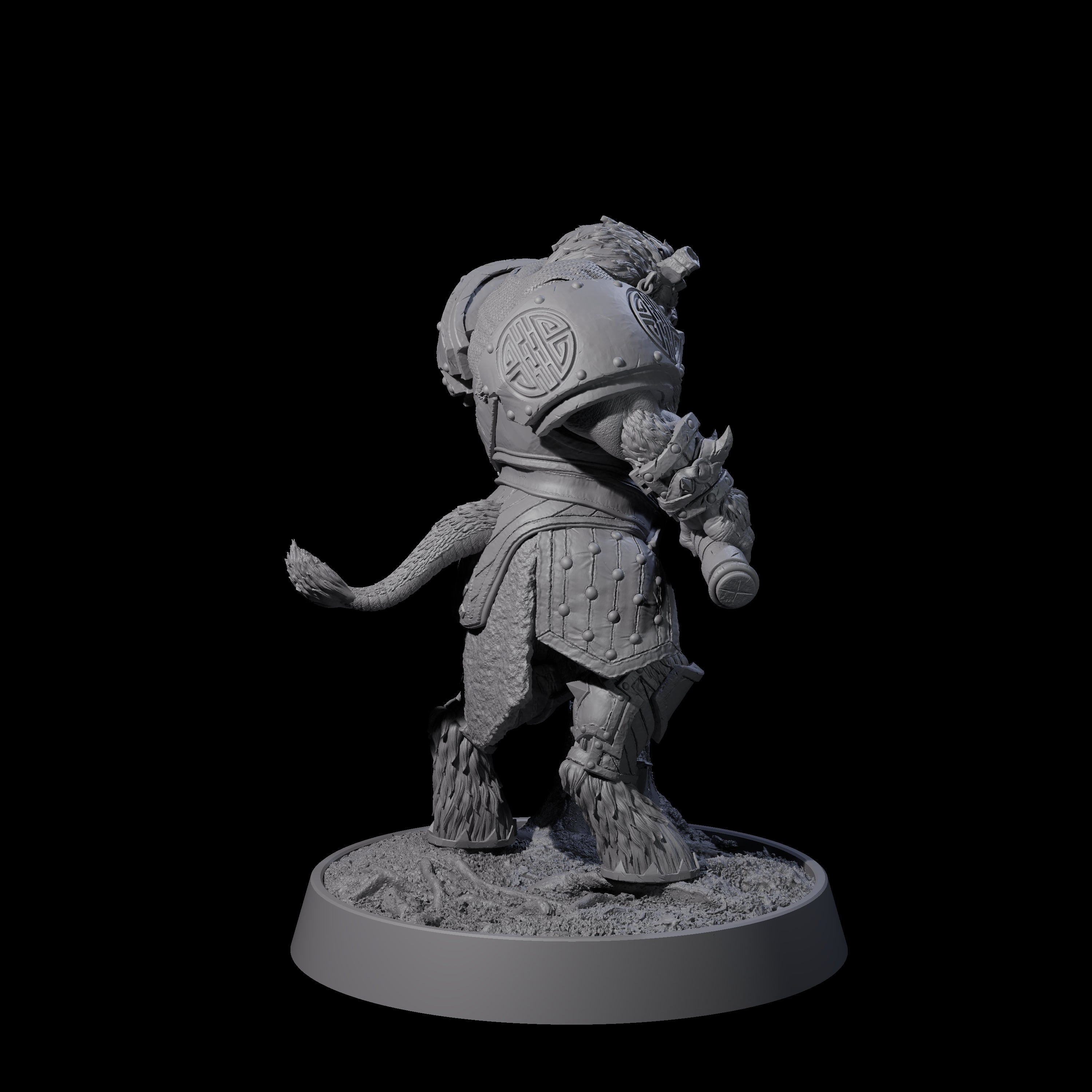 Forest Guardian Satyr C Miniature for Dungeons and Dragons, Pathfinder or other TTRPGs