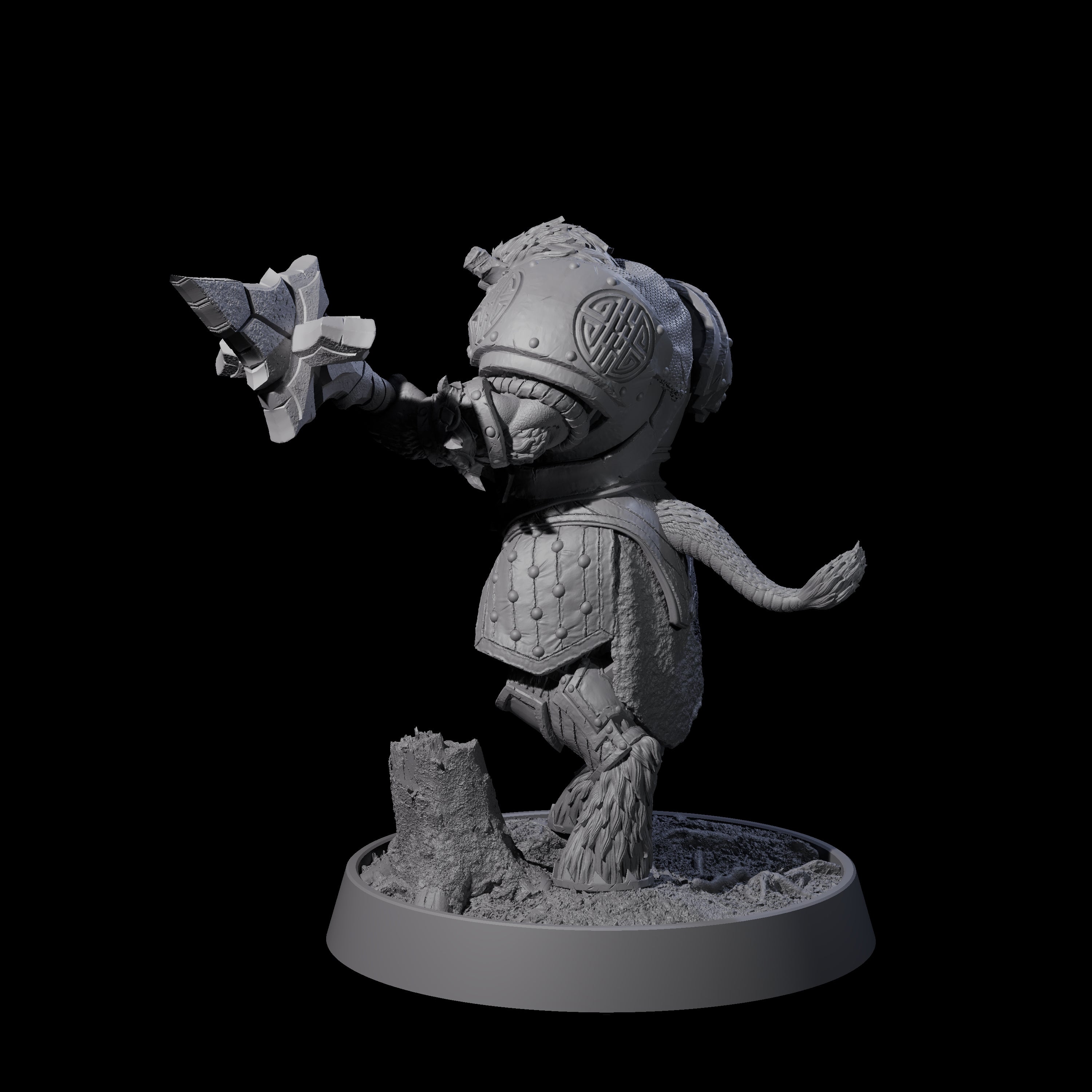 Forest Guardian Satyr C Miniature for Dungeons and Dragons, Pathfinder or other TTRPGs