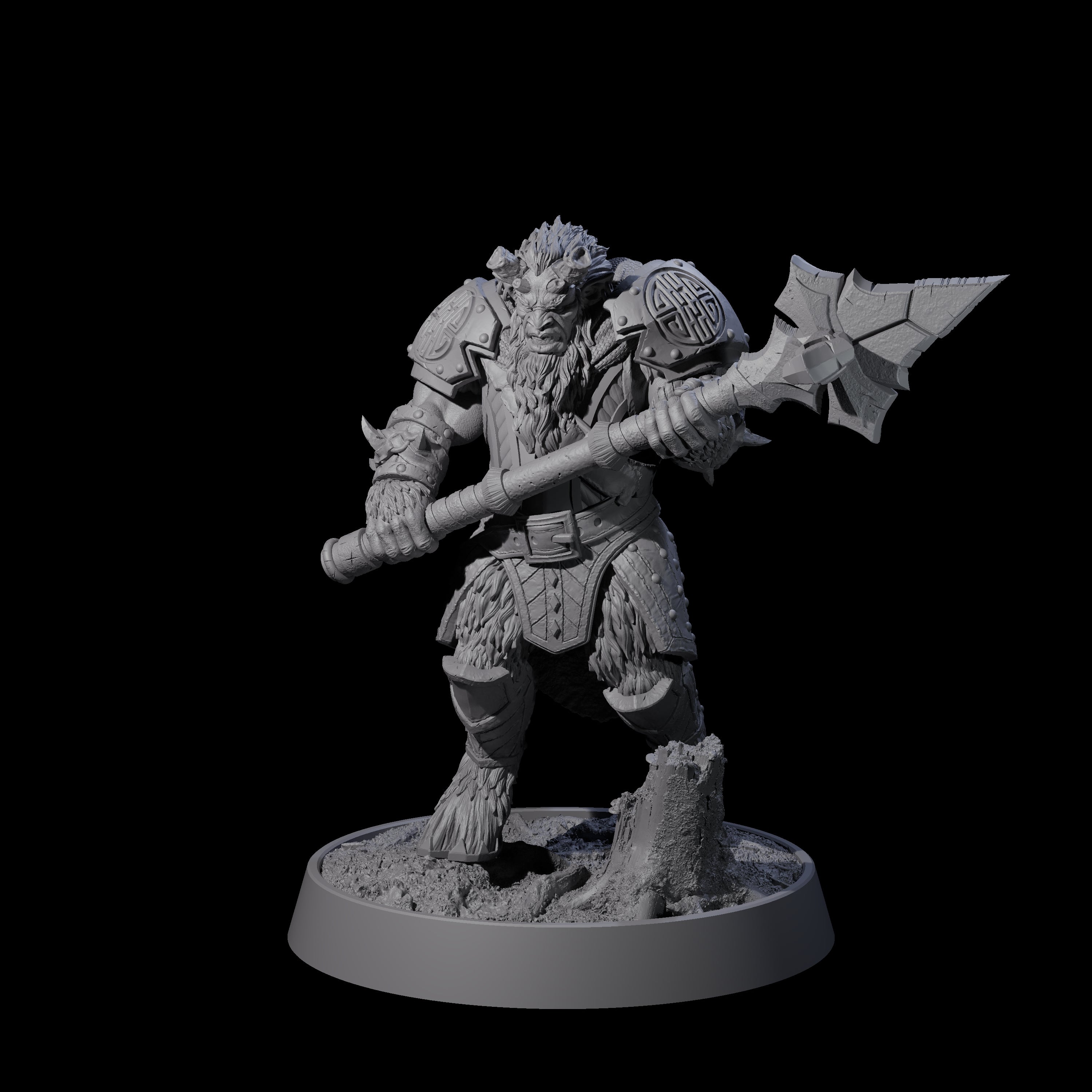 Forest Guardian Satyr C Miniature for Dungeons and Dragons, Pathfinder or other TTRPGs