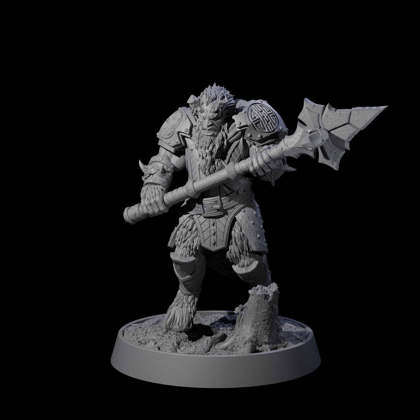 Forest Guardian Satyr C Miniature for Dungeons and Dragons, Pathfinder or other TTRPGs