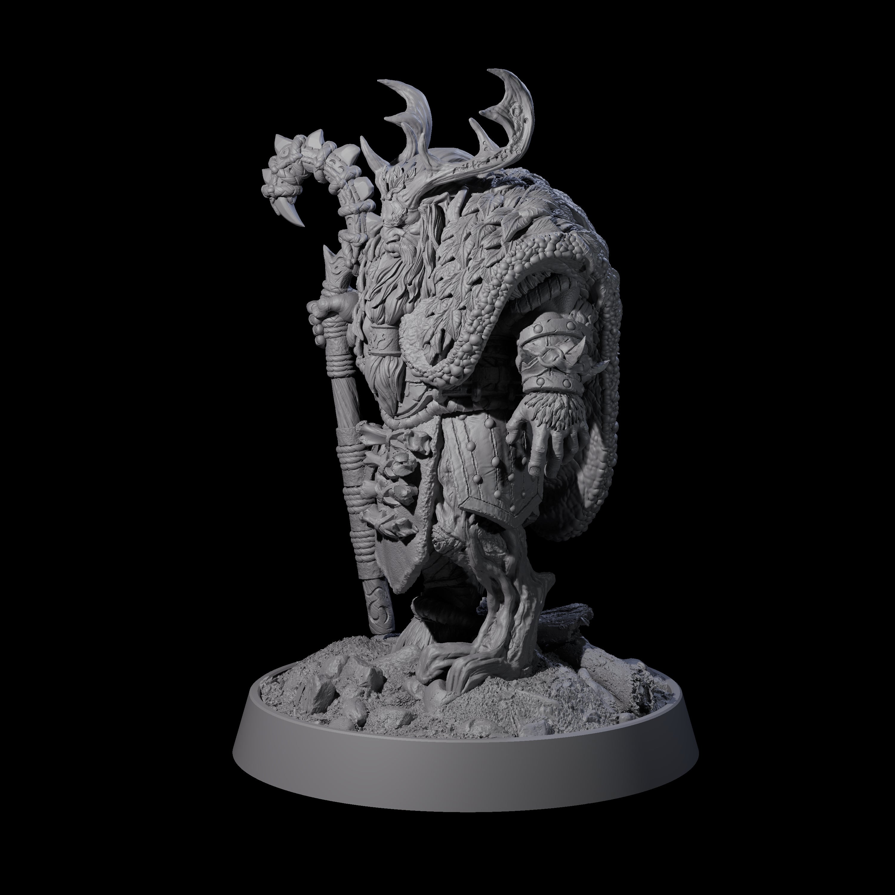Forest Guardian Satyr D Miniature for Dungeons and Dragons, Pathfinder or other TTRPGs