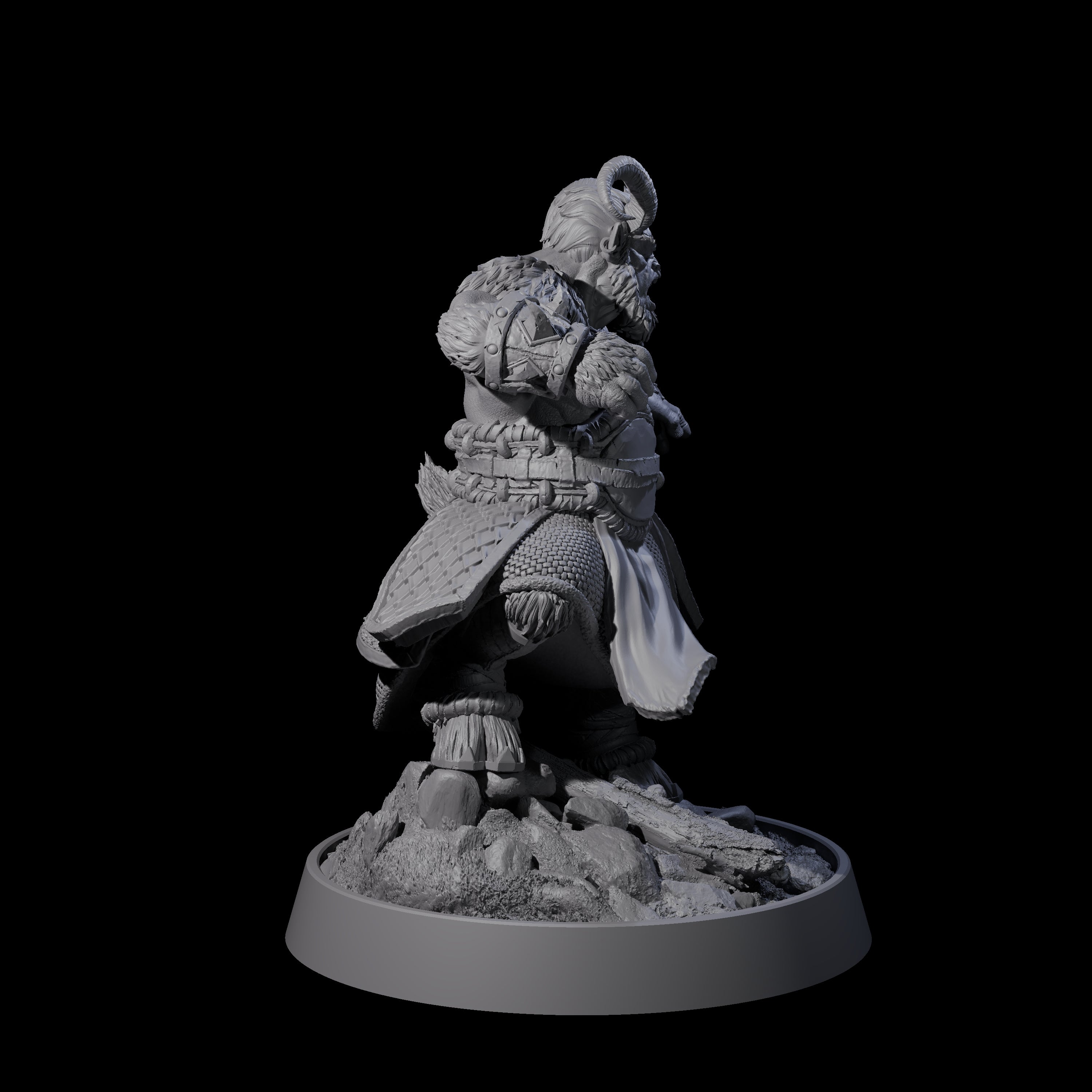 Forest Guardian Satyr E Miniature for Dungeons and Dragons, Pathfinder or other TTRPGs