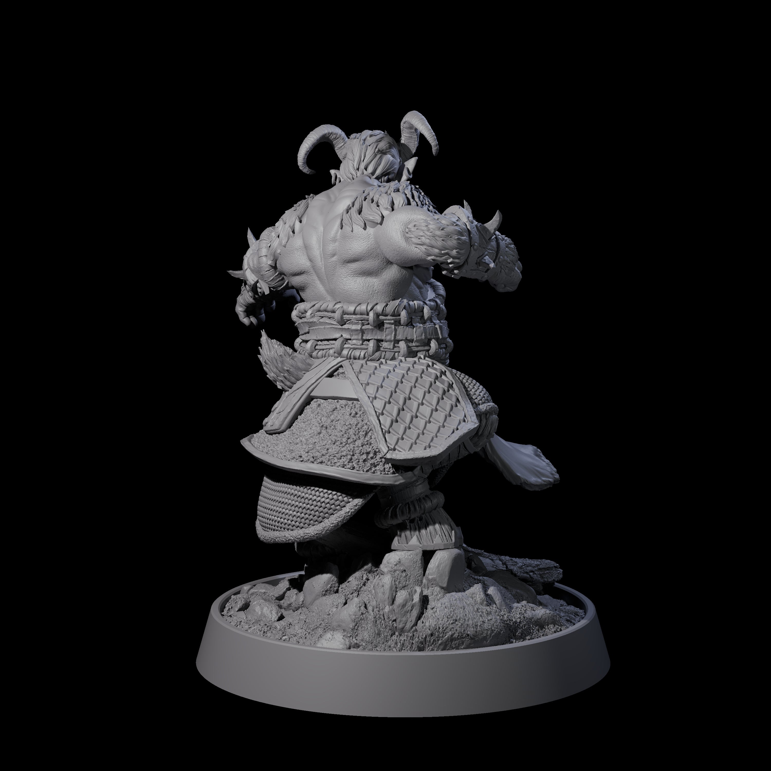 Forest Guardian Satyr E Miniature for Dungeons and Dragons, Pathfinder or other TTRPGs