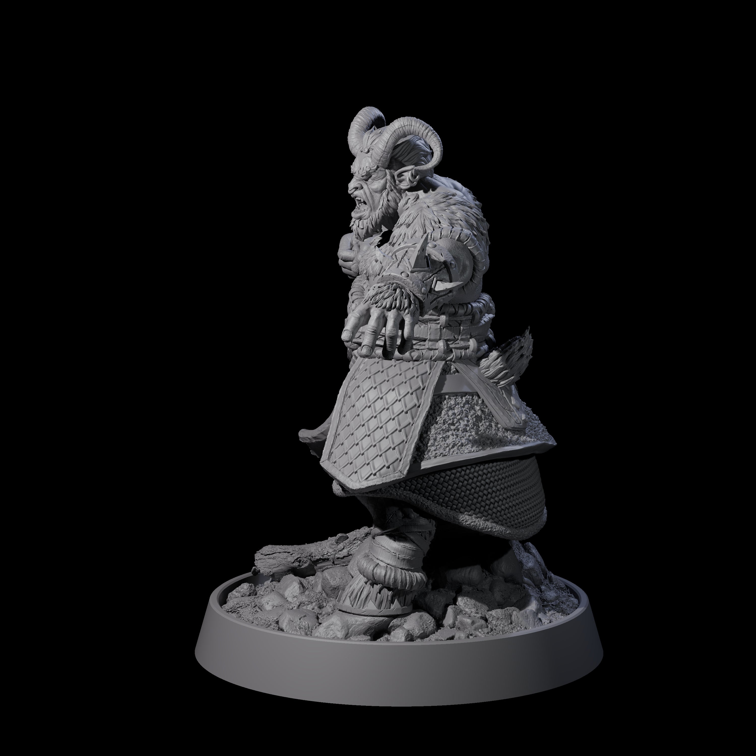 Forest Guardian Satyr E Miniature for Dungeons and Dragons, Pathfinder or other TTRPGs