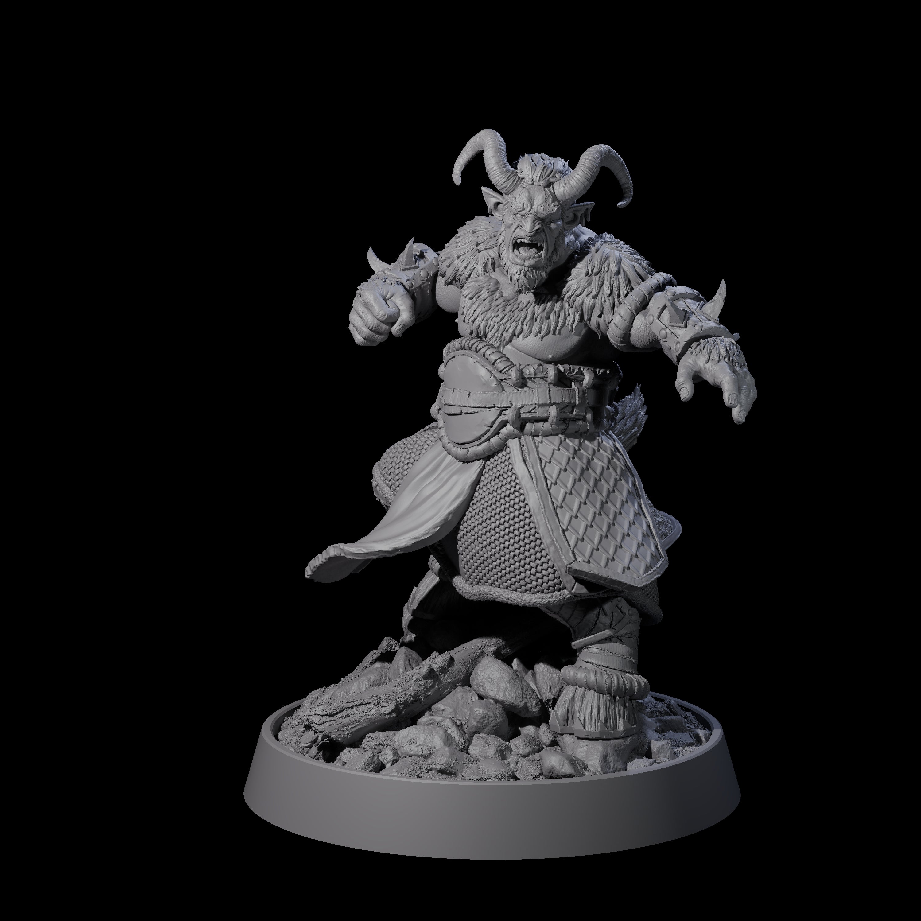 Forest Guardian Satyr E Miniature for Dungeons and Dragons, Pathfinder or other TTRPGs