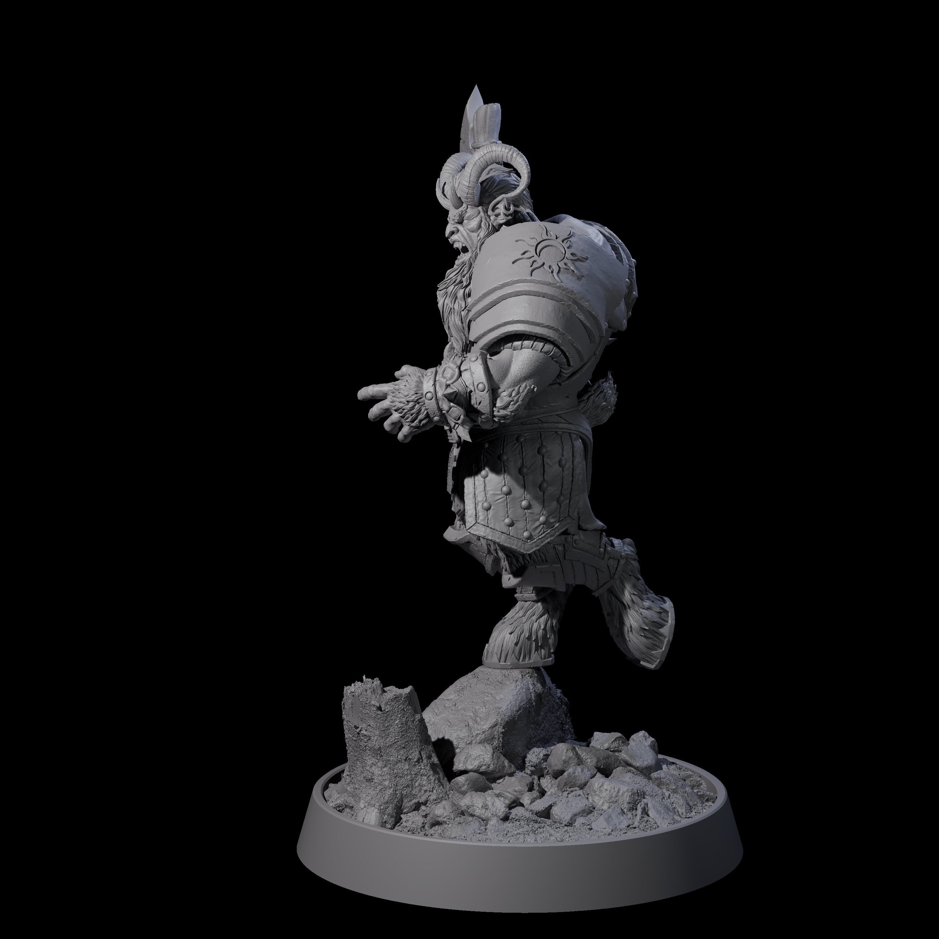 Forest Guardian Satyr F Miniature for Dungeons and Dragons, Pathfinder or other TTRPGs