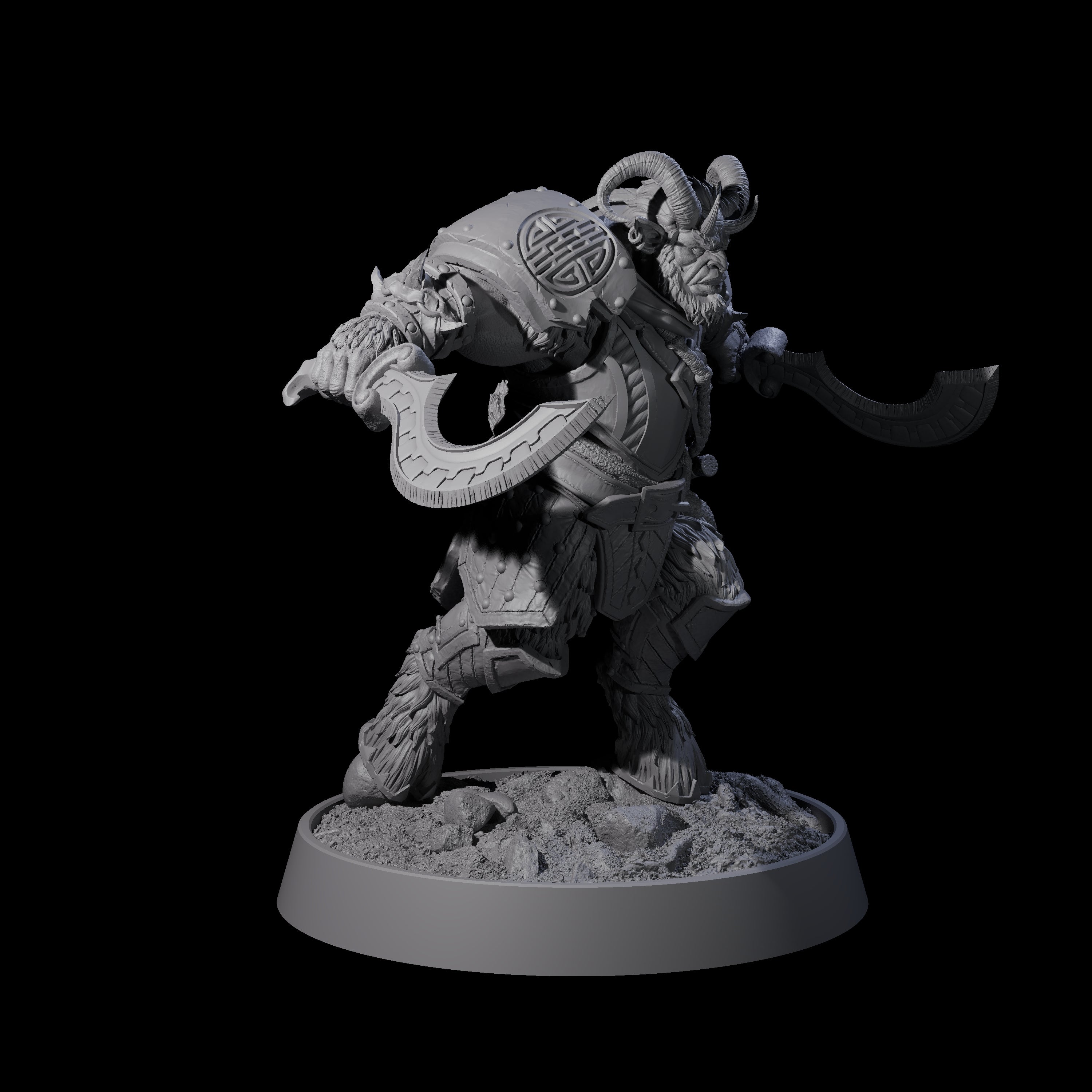 Forest Guardian Satyr G Miniature for Dungeons and Dragons, Pathfinder or other TTRPGs