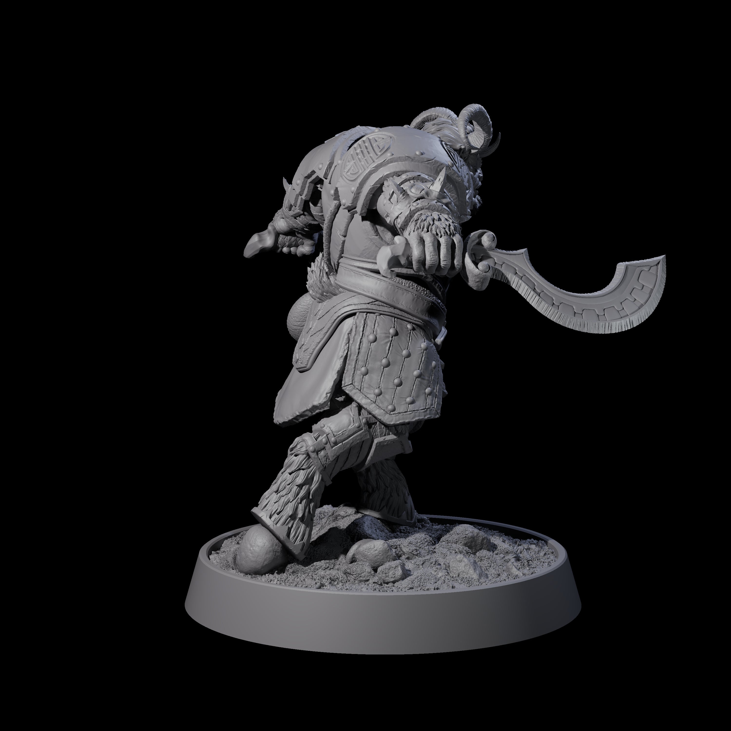 Forest Guardian Satyr G Miniature for Dungeons and Dragons, Pathfinder or other TTRPGs