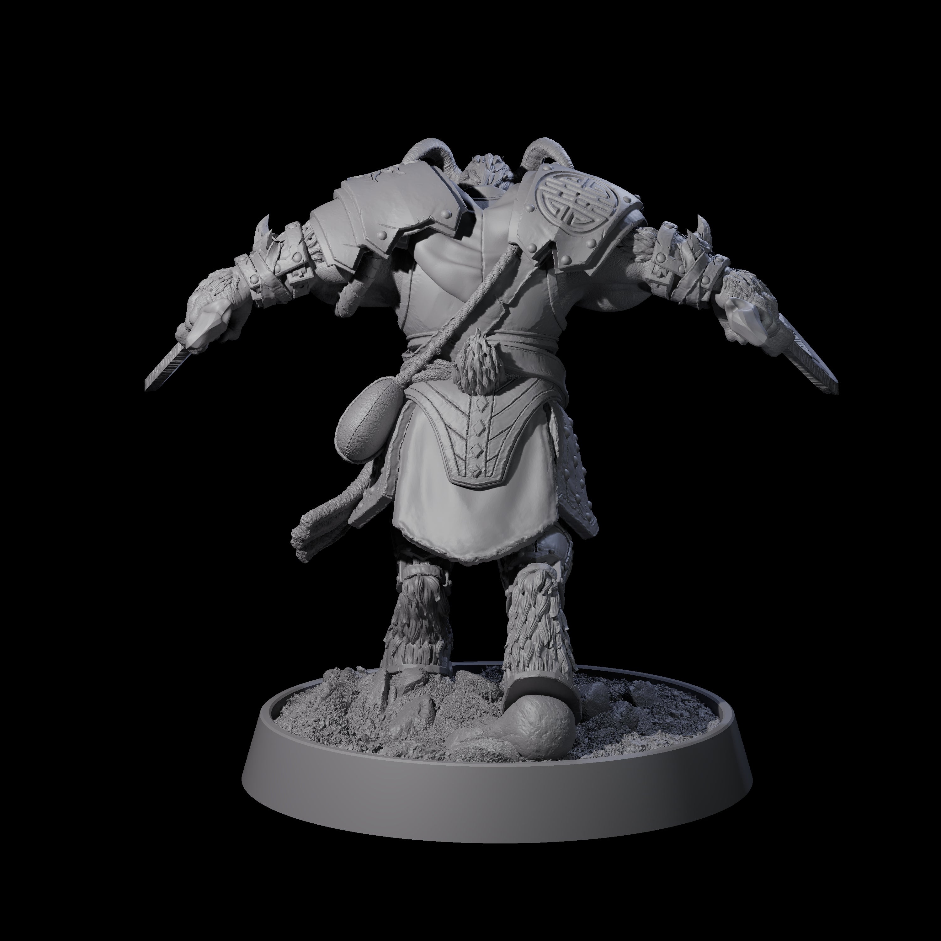 Forest Guardian Satyr G Miniature for Dungeons and Dragons, Pathfinder or other TTRPGs