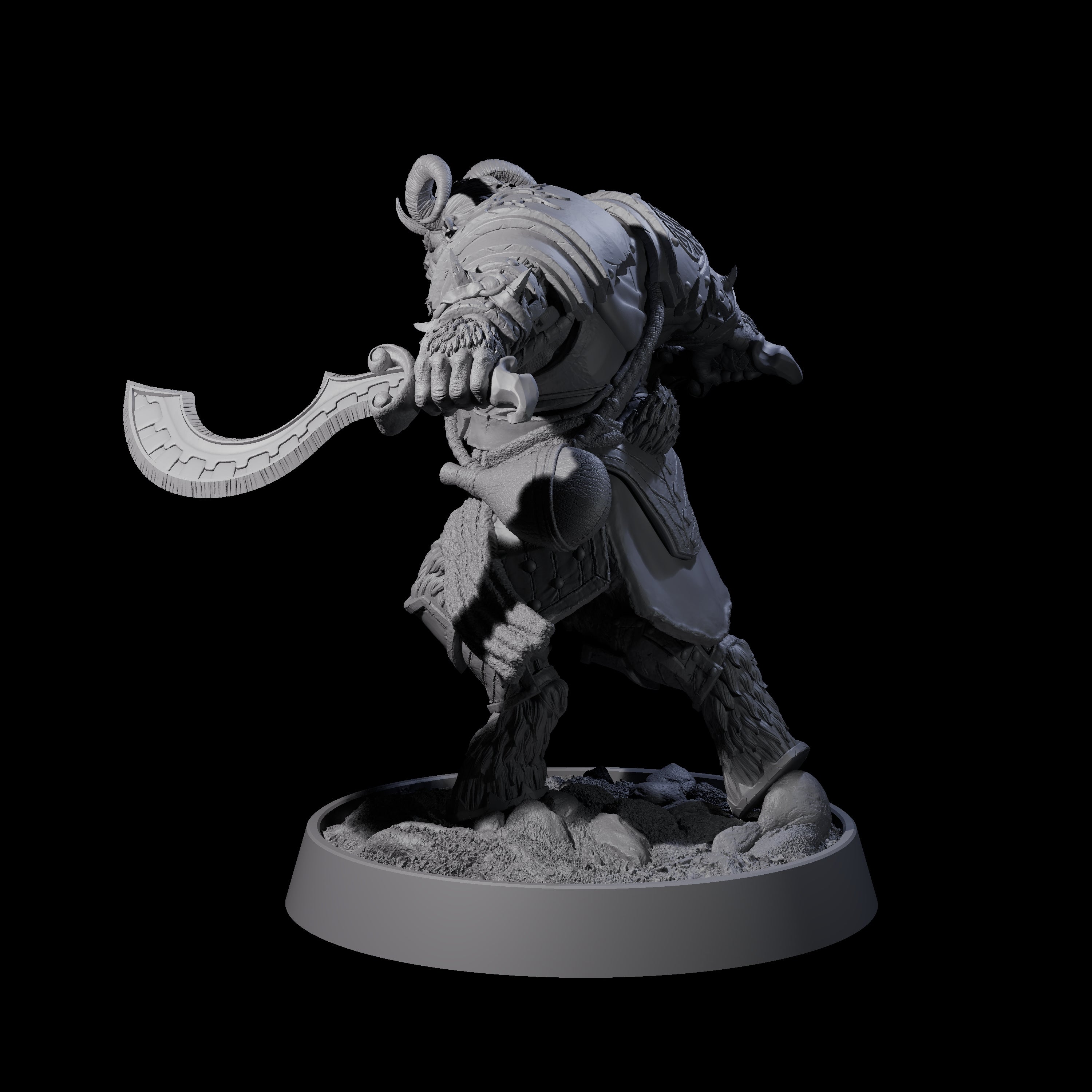 Forest Guardian Satyr G Miniature for Dungeons and Dragons, Pathfinder or other TTRPGs