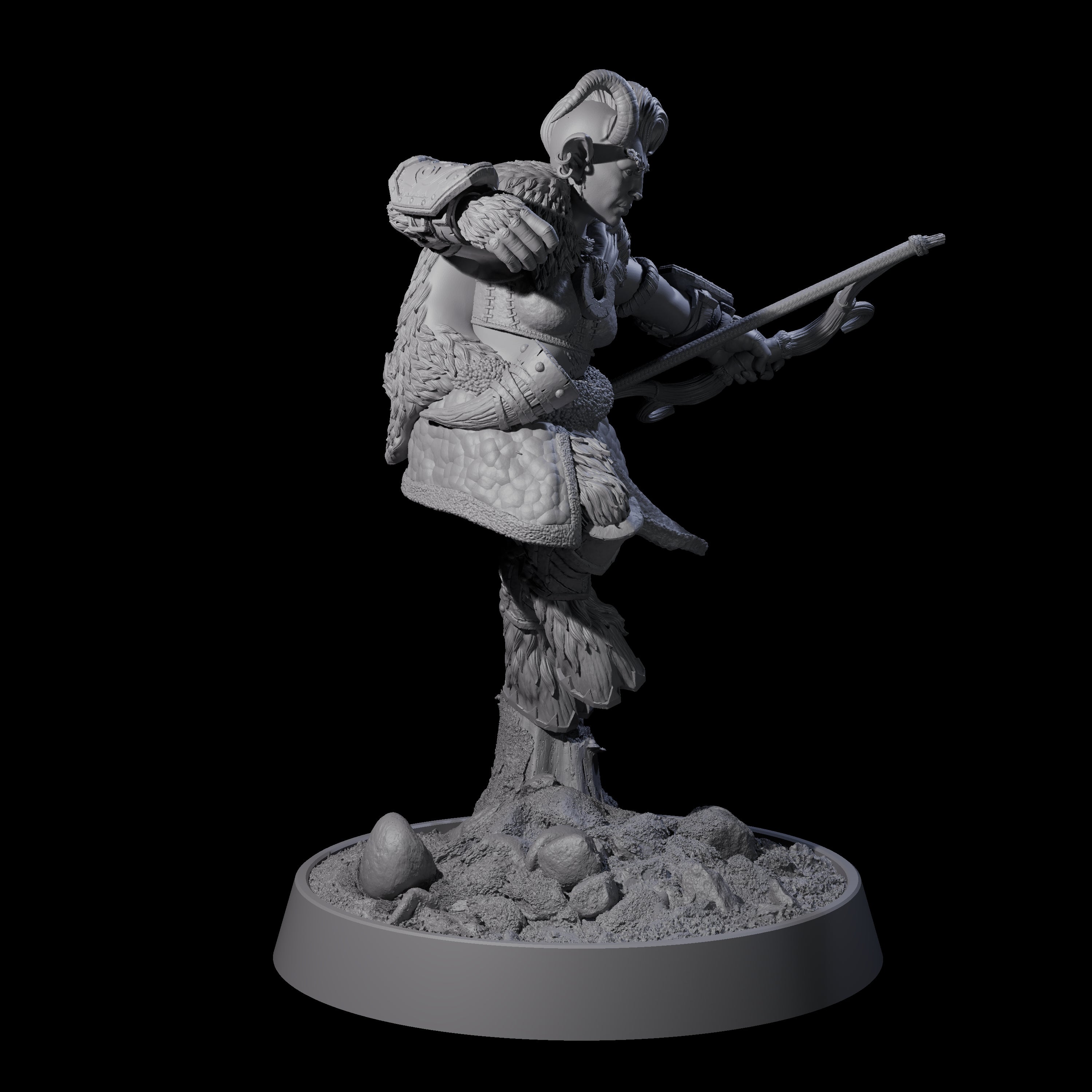 Forest Guardian Satyr H Miniature for Dungeons and Dragons, Pathfinder or other TTRPGs