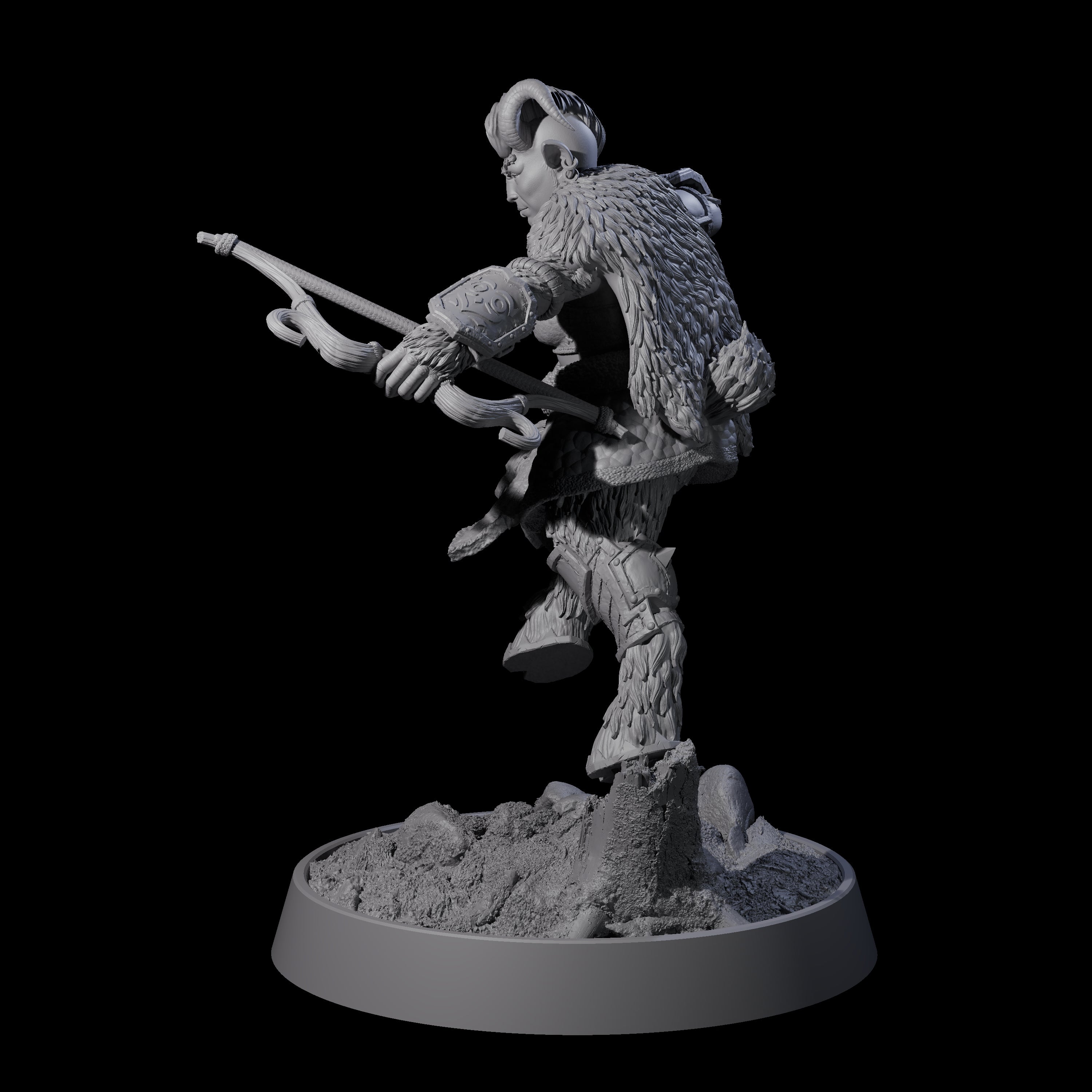 Forest Guardian Satyr H Miniature for Dungeons and Dragons, Pathfinder or other TTRPGs