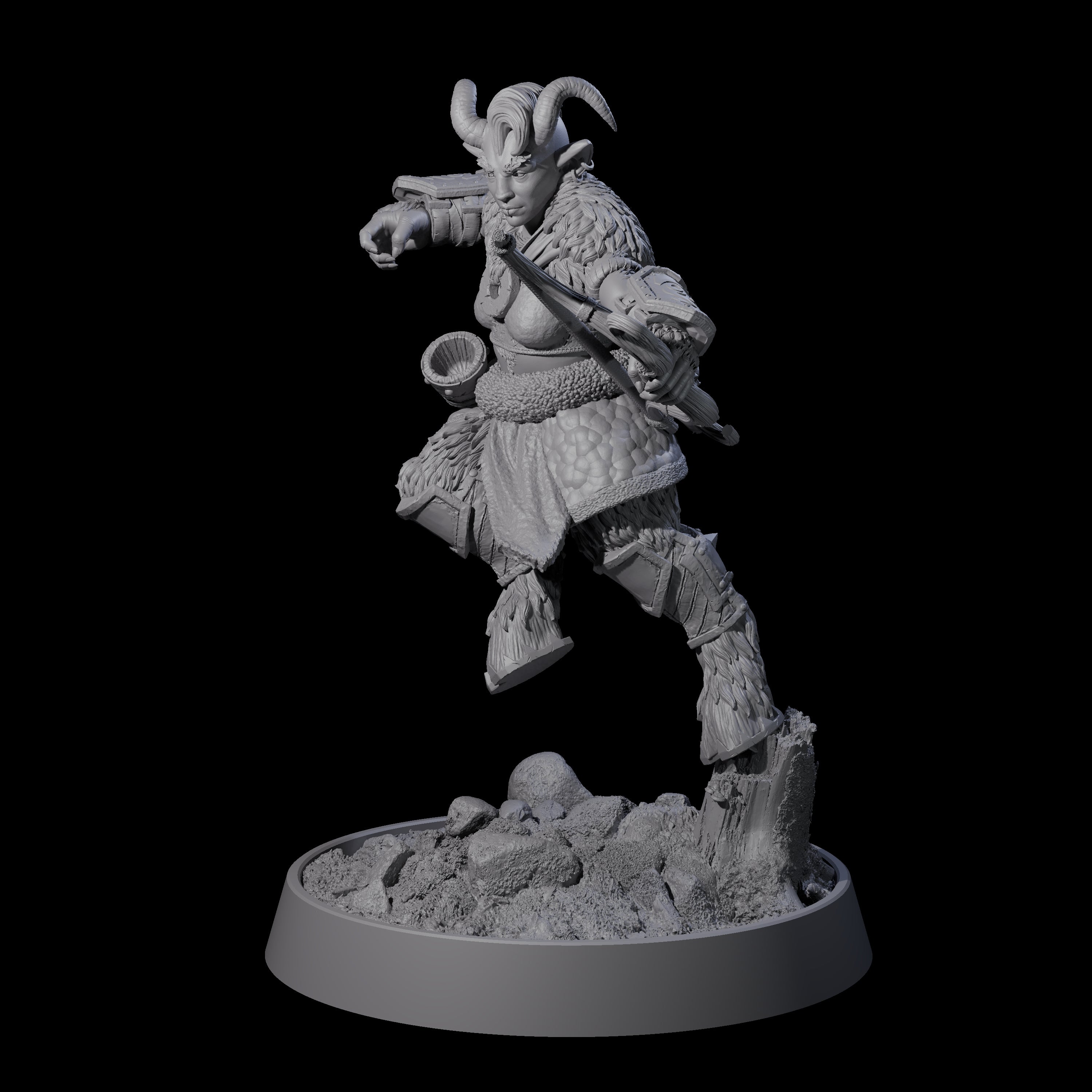 Forest Guardian Satyr H Miniature for Dungeons and Dragons, Pathfinder or other TTRPGs