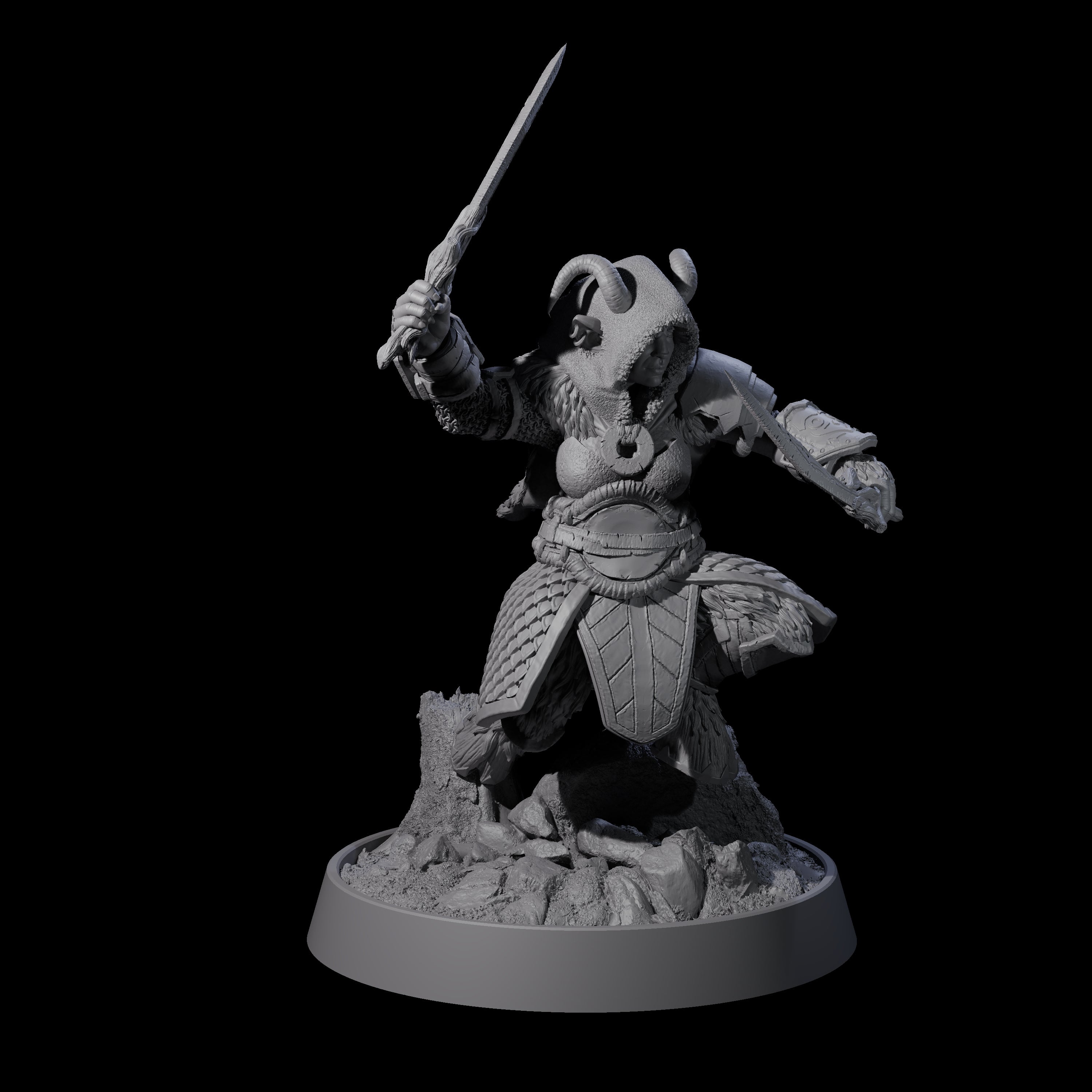 Forest Guardian Satyr I Miniature for Dungeons and Dragons, Pathfinder or other TTRPGs