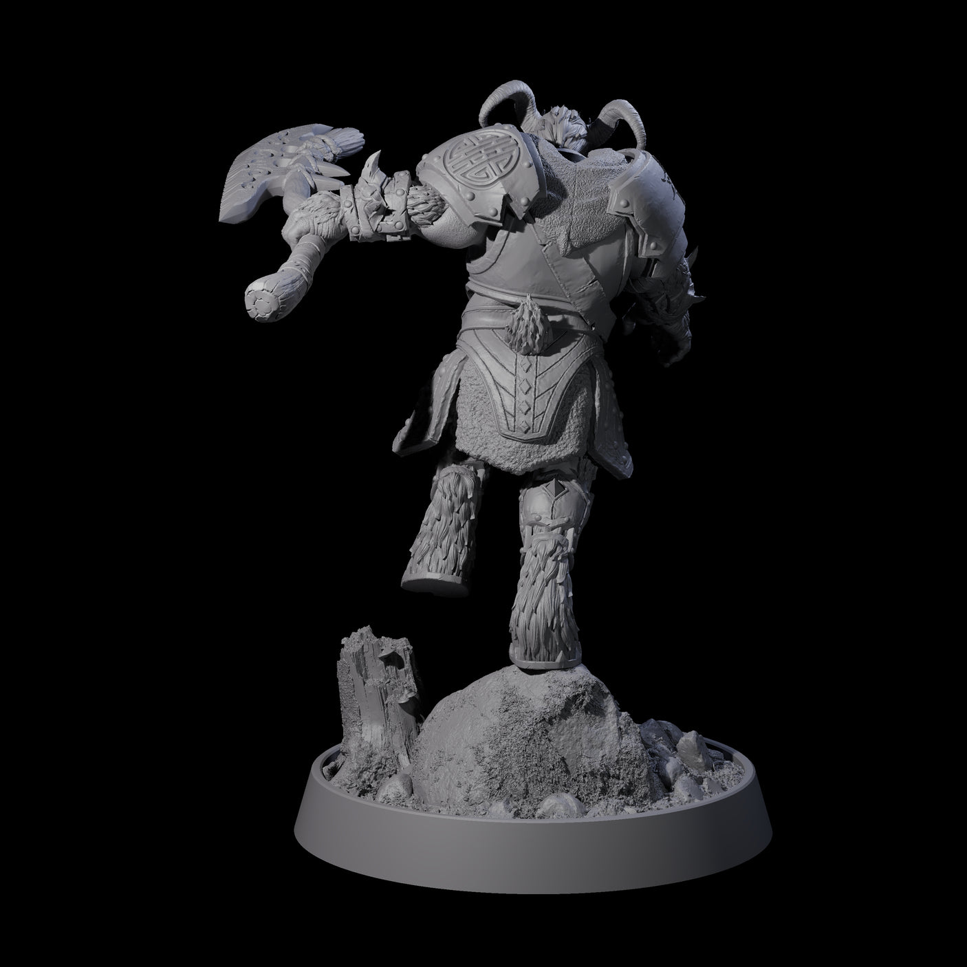 Forest Guardian Satyr K Miniature for Dungeons and Dragons, Pathfinder or other TTRPGs