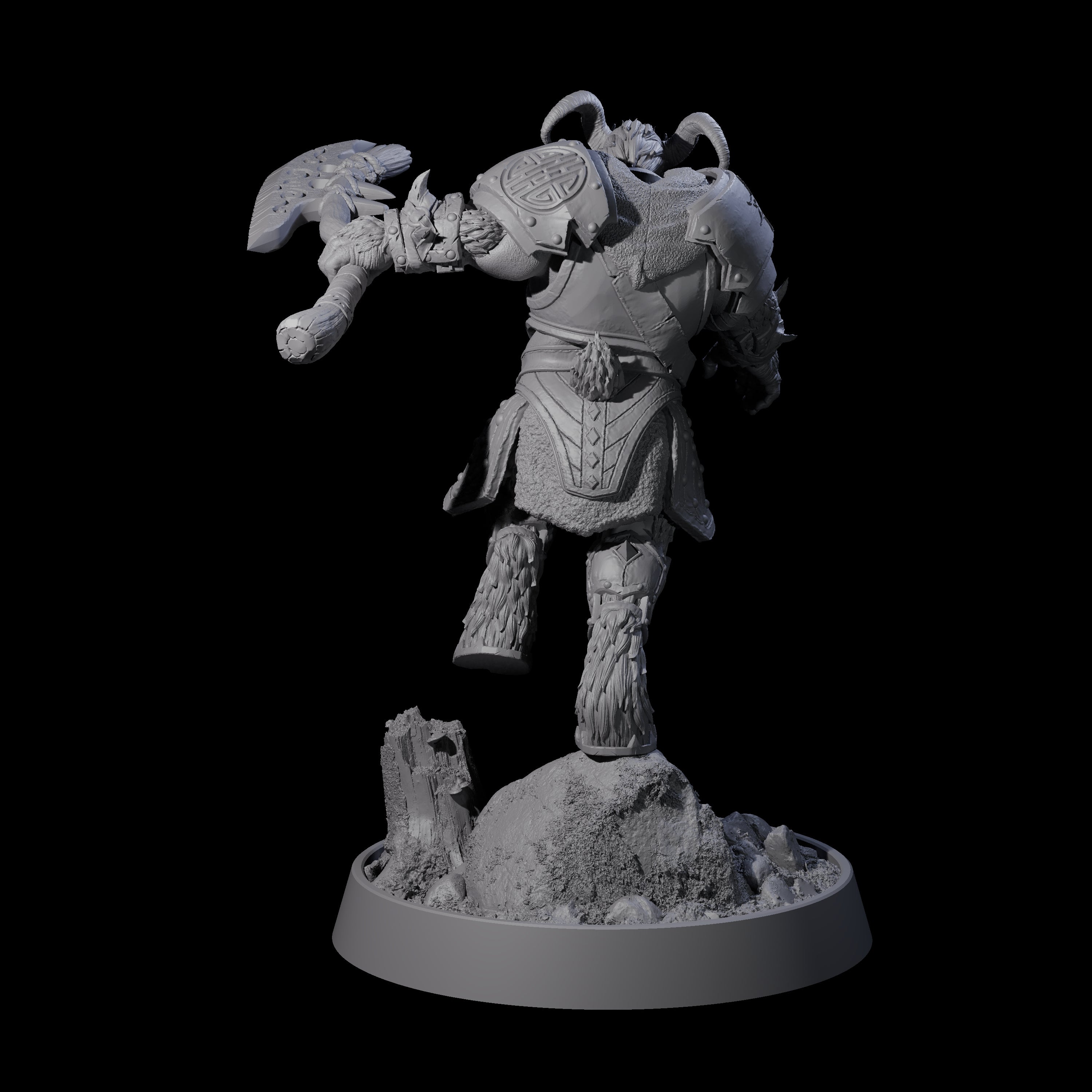 Forest Guardian Satyr K Miniature for Dungeons and Dragons, Pathfinder or other TTRPGs