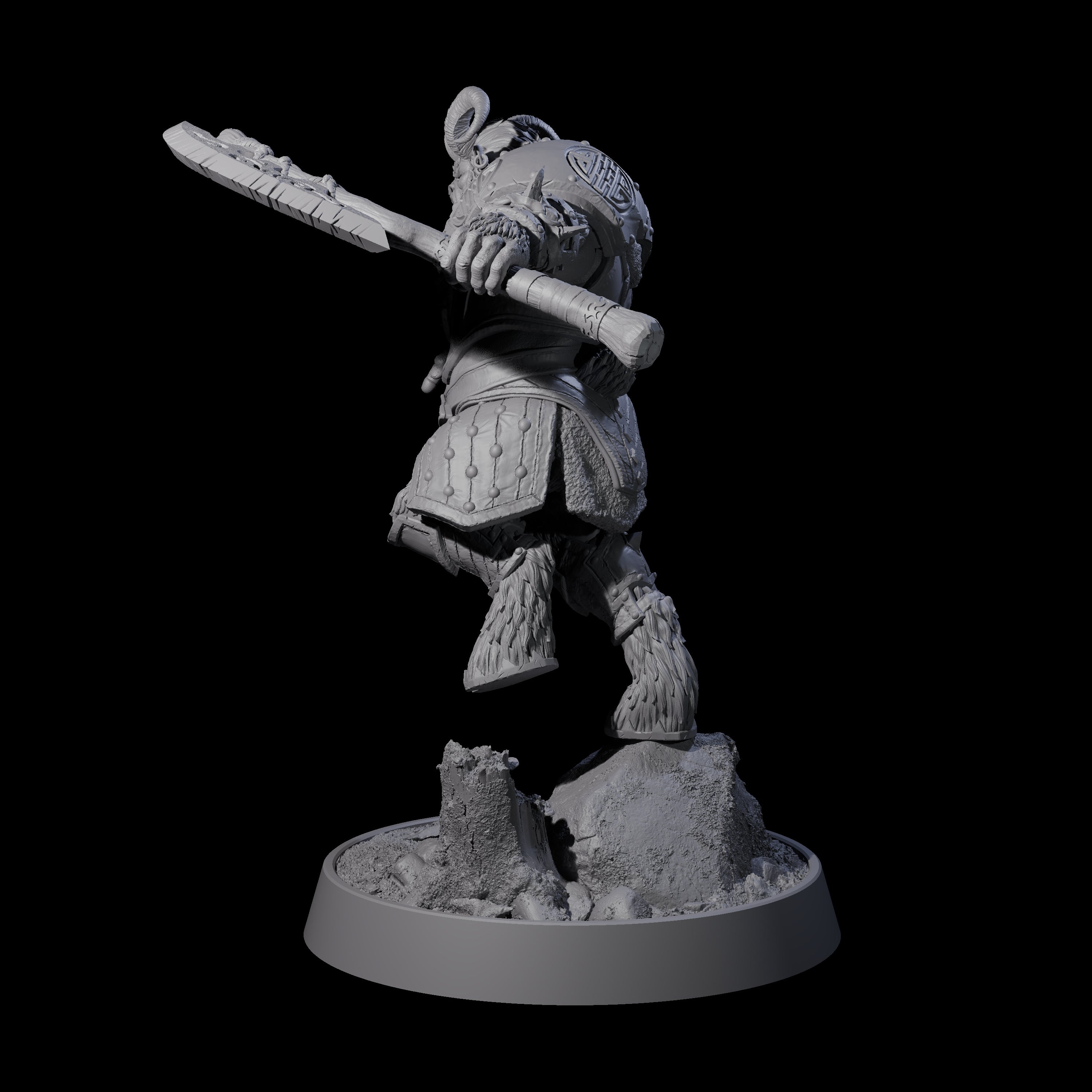 Forest Guardian Satyr K Miniature for Dungeons and Dragons, Pathfinder or other TTRPGs