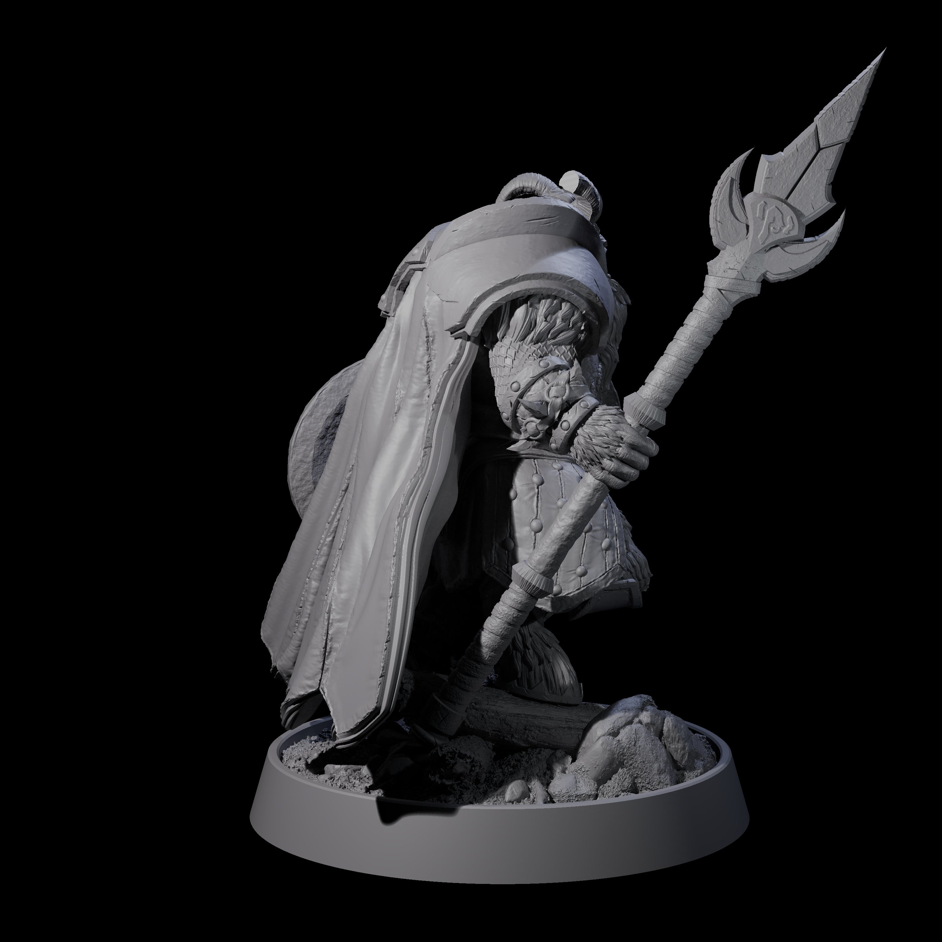 Forest Guardian Satyr L Miniature for Dungeons and Dragons, Pathfinder or other TTRPGs
