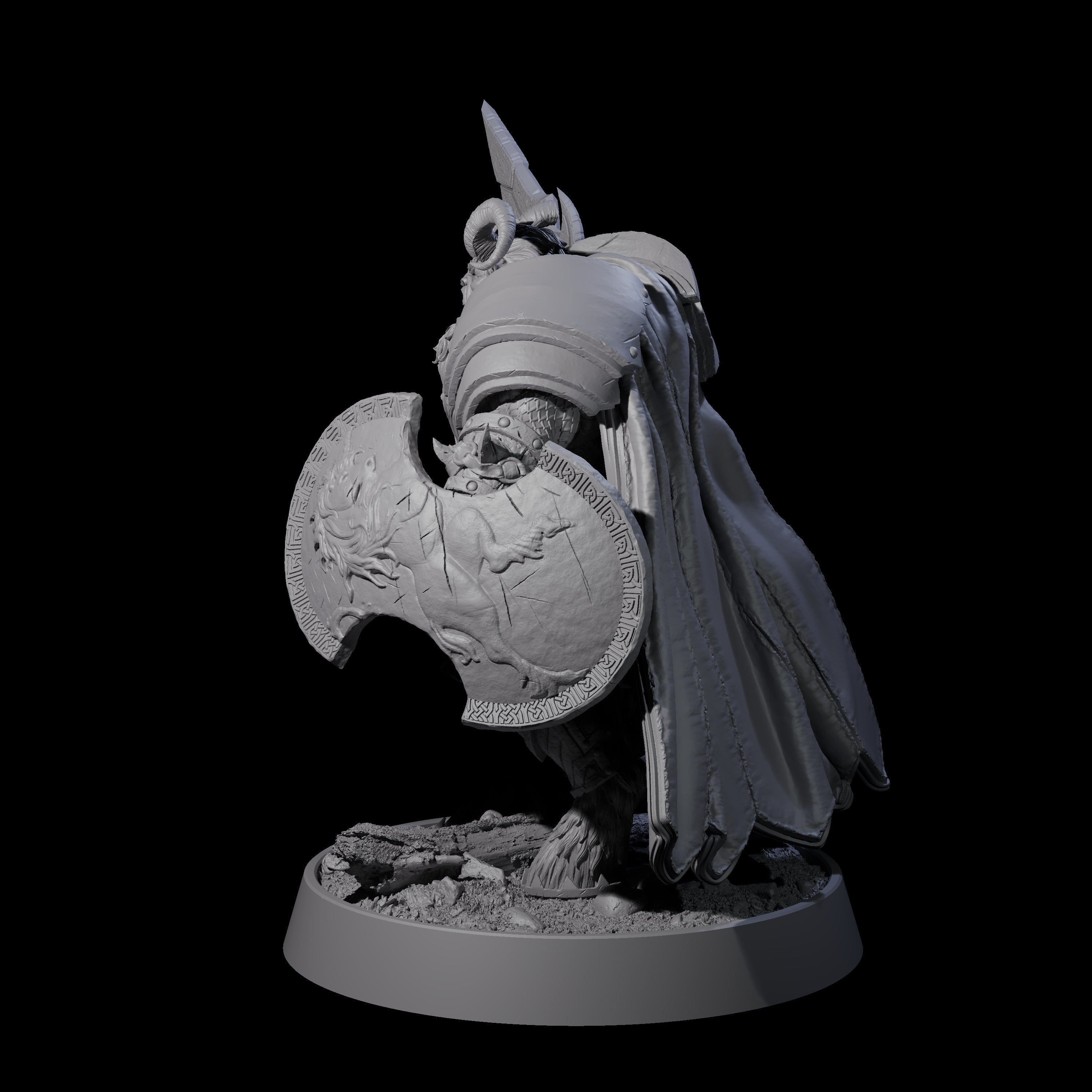 Forest Guardian Satyr L Miniature for Dungeons and Dragons, Pathfinder or other TTRPGs