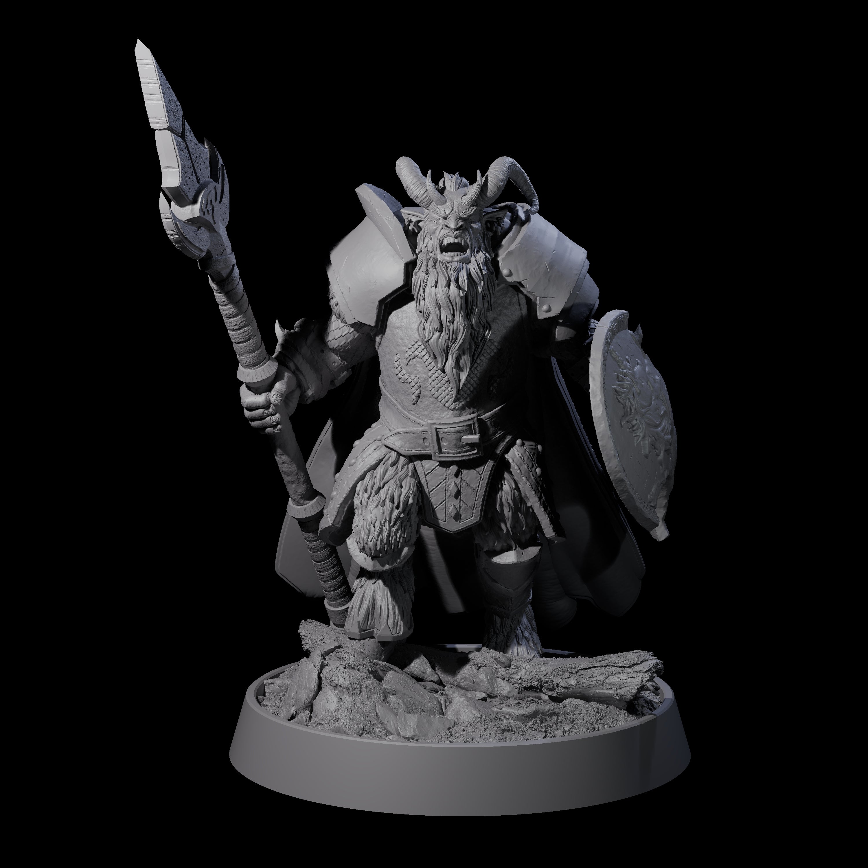 Forest Guardian Satyr L Miniature for Dungeons and Dragons, Pathfinder or other TTRPGs