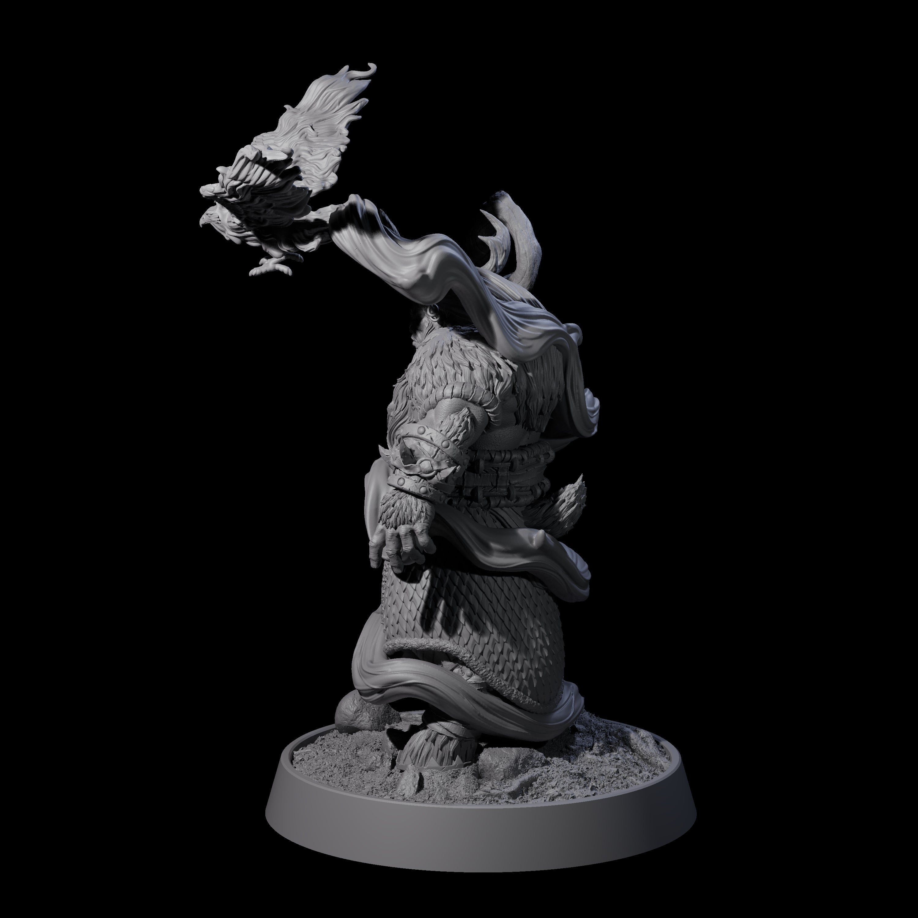Forest Guardian Satyr M Miniature for Dungeons and Dragons, Pathfinder or other TTRPGs